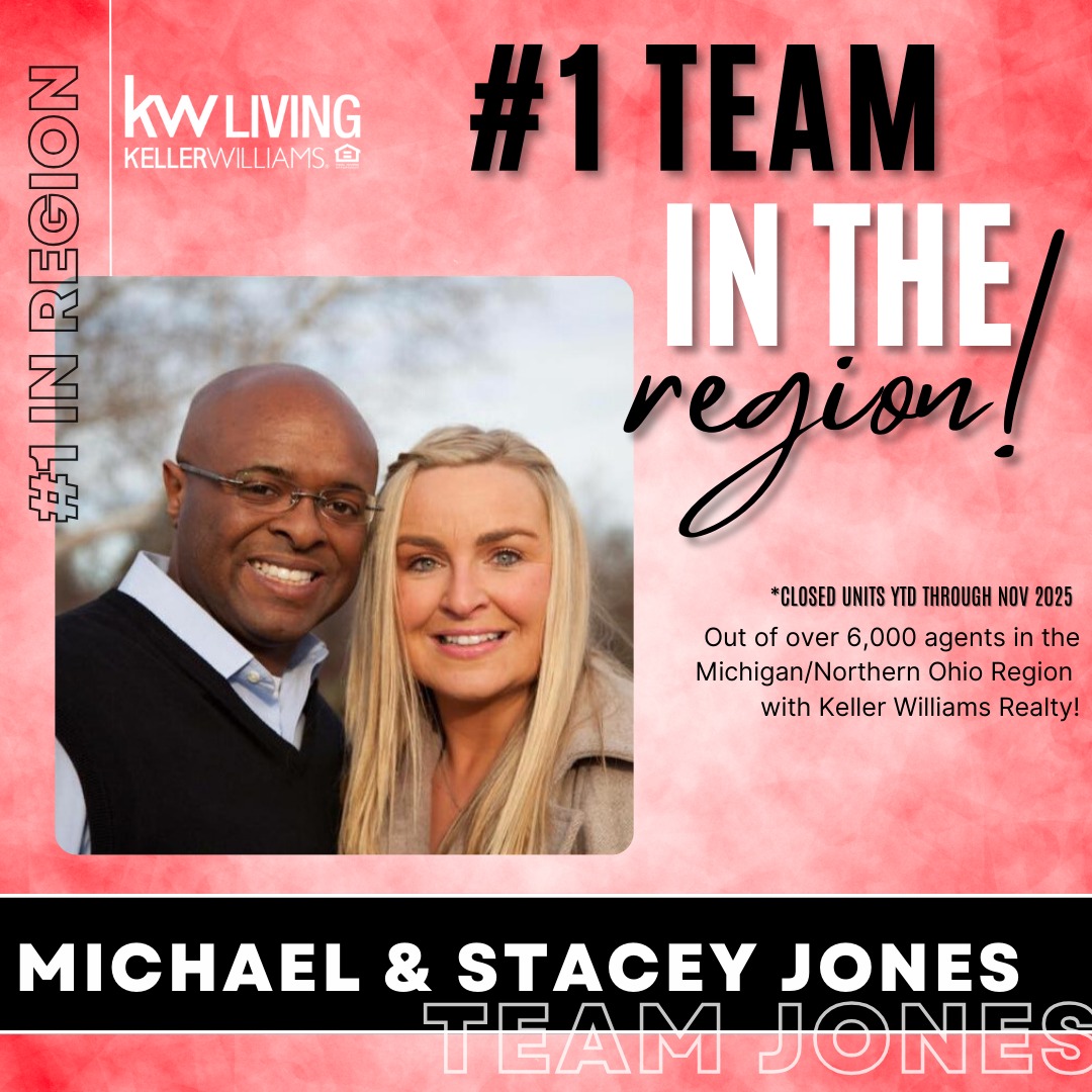 Hugeee congratulations to Michael & Stacey Jones, Erin Thomas, & Journey Toole on being top agents in the MI/NO region!!! Out of 6,000+ agents across Michigan & Northern Ohio, this achievement speaks volumes about their dedication, expertise, and results. Well deserved! 👏🎉
#realestateagent #kellerwilliamsrealty #realestategoals