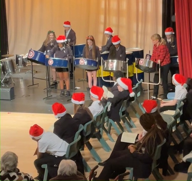 Our wonderful Y8 steel band performing at our Christmas concert last week🎼🎄🎤🥁
#lovelearnlead #putstambrose1st #christmasatstambrosebarlow