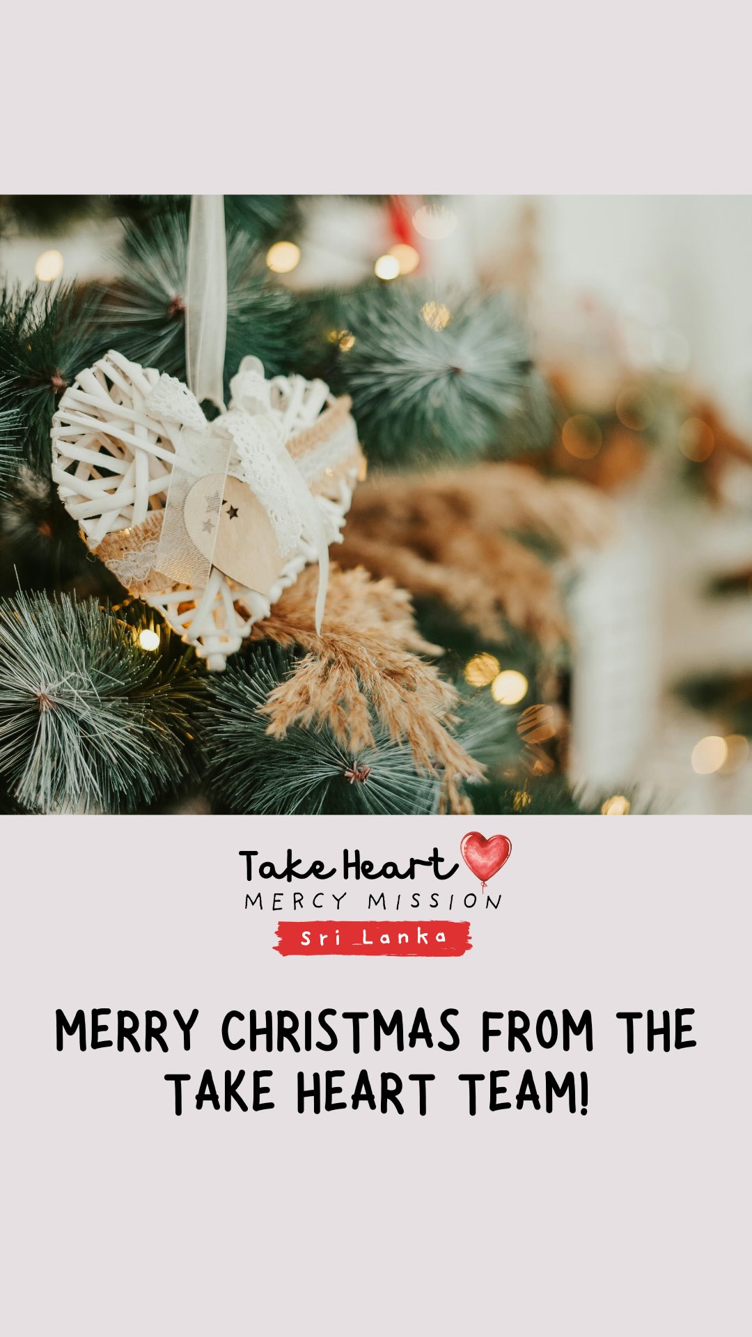 Merry Christmas from Take Heart Mercy Mission Team! ❤️🎄
Wishing you joy, love, and hope this Christmas.
Thank you for supporting our mission to save little hearts and bring brighter futures to children in Sri Lanka.
#takeheartmercymission #christmas #savinglittlehearts #srilanka #heartsurgery #medicalmission #hopeforchildren #makingadifference