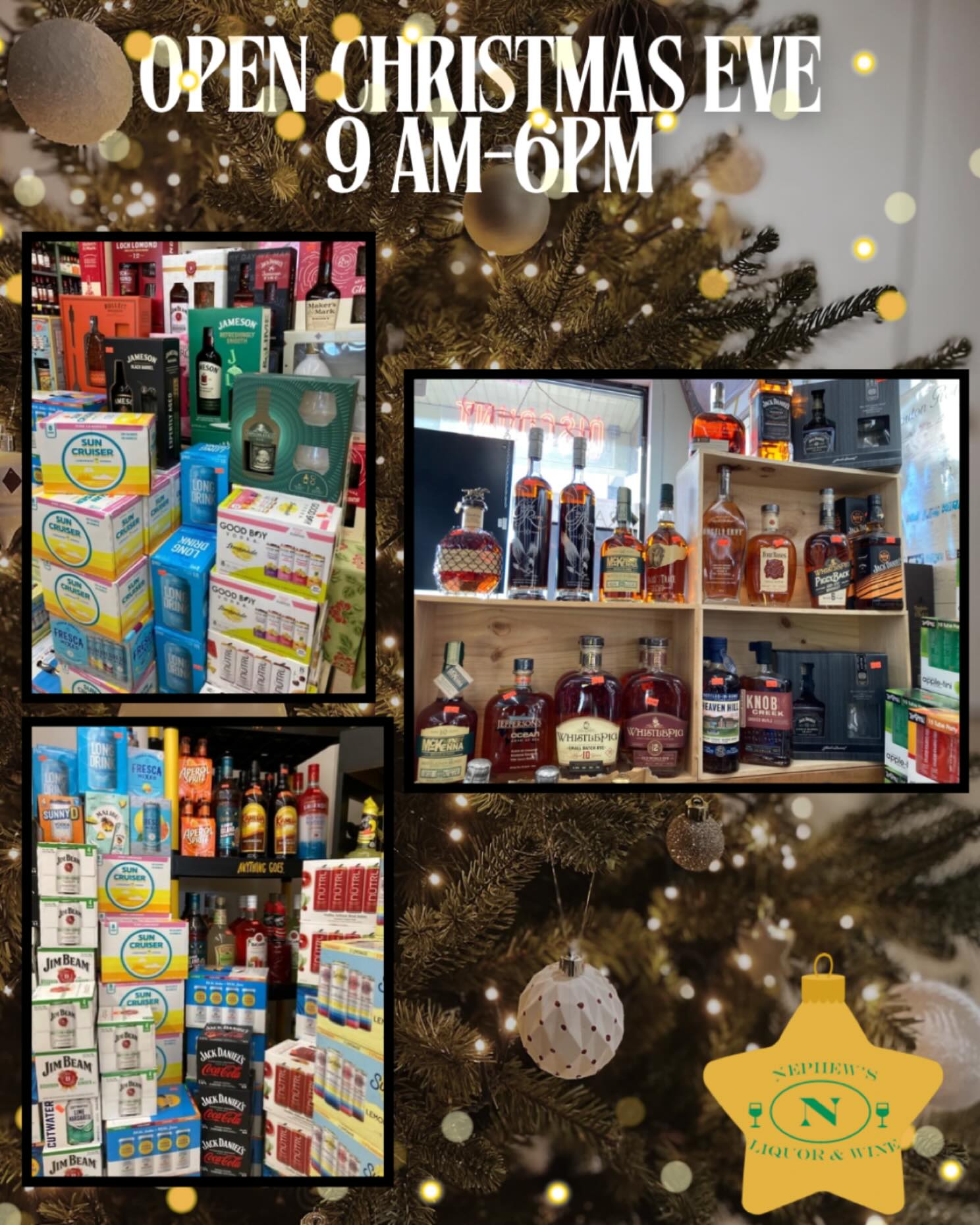 🎅 Open Christmas Eve 9am-6pm, closed Christmas Day.
🛒 All stocked up and ready to help you cross some items off your list! 📝