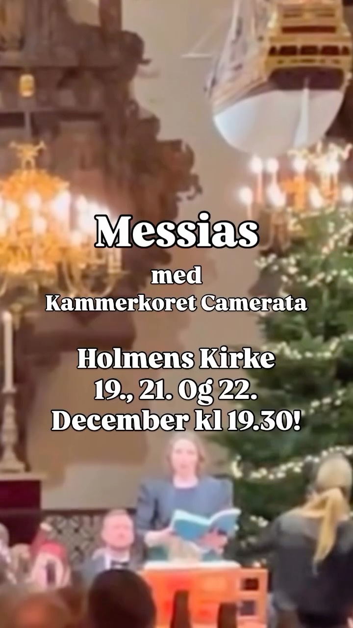 Næste weekend står i Messias’ tegn!! Skal du med? Skynd dig ind på Camerata.dk (skriv linket manuelt i din browser. Jo, det kan du godt!) og haps en billet! Det er årets dejligste juletradition! 🥹✨🎄
@camerata_cph