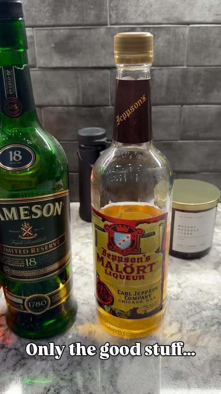 We only pull out the good stuff for our guests. #iykyk #bourbon #hosting #cocktails #cooking @jeppsonsmalort
