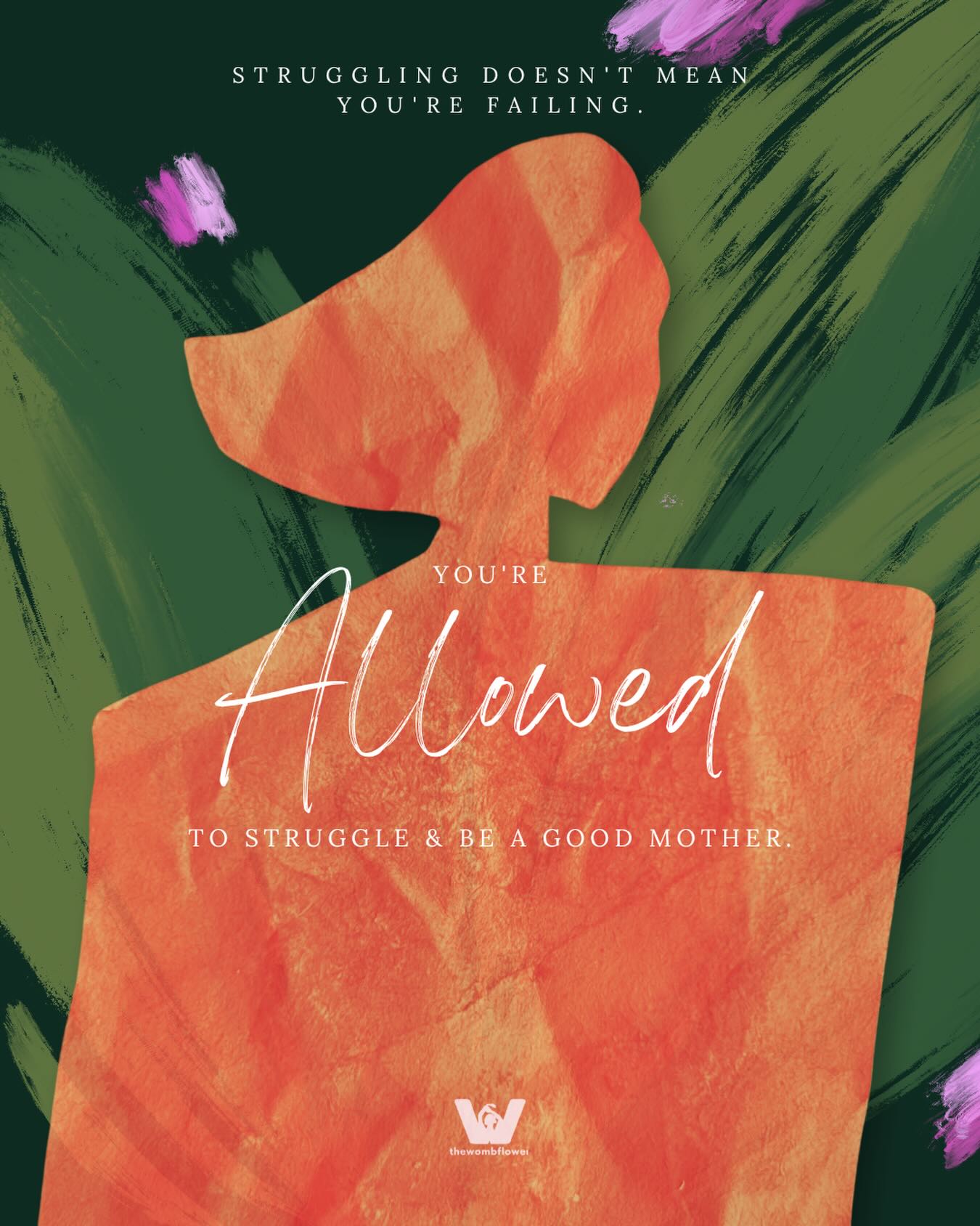 You’re allowed to struggle and be a good mother. Both can be true. 🌸
In 2018, I thought struggling meant I was failing. 😞
In 2024, I know struggling just means I’m human. ❤️🩹
To every mother who needs explicit permission:
You’re ALLOWED.
✅Allowed to struggle.
✅ Allowed to feel overwhelmed.
✅ Allowed to not have it together.
✅ Allowed to ask for help.
✅ Allowed to rest.
And still be a good mother.
If you need this reminder, screenshot it. Save it. Send it to someone who needs it. It’s yours. 🤗
Watched the process? Check yesterday’s reel 🩷
#thewombflower #PostpartumSupport #MotherhoodUnfiltered #PermissionGranted #AllowedToStruggle #MaternalMentalHealth #YouAreEnough #PostpartumArt #MotherhoodQuotes #SaveThisPost