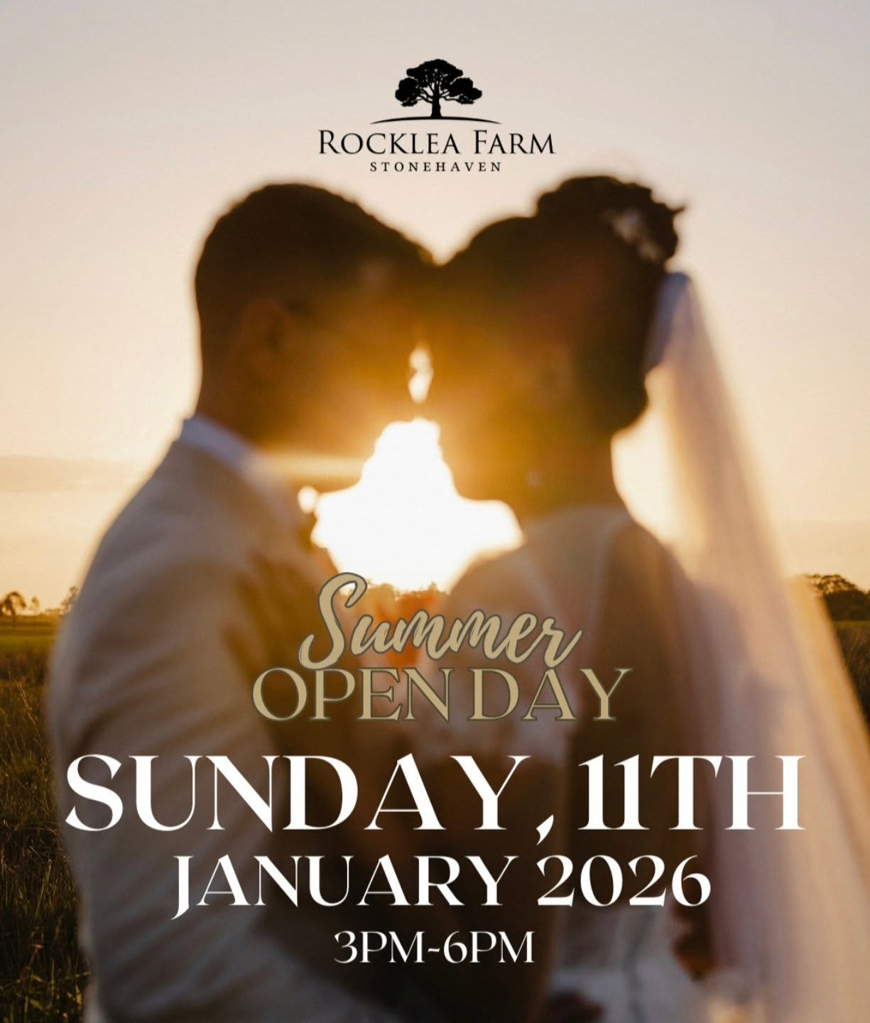 We’ll be at Rocklea Estate’s Open Day
Hands down one of my favourite venues— it’s stunning, relaxed and the perfect backdrop for a beautiful celebration.
If you’re getting married, I 100% recommend registering and coming along. It’s such a great way to see the space, meet suppliers and start bringing your day together
Hope to see you there!