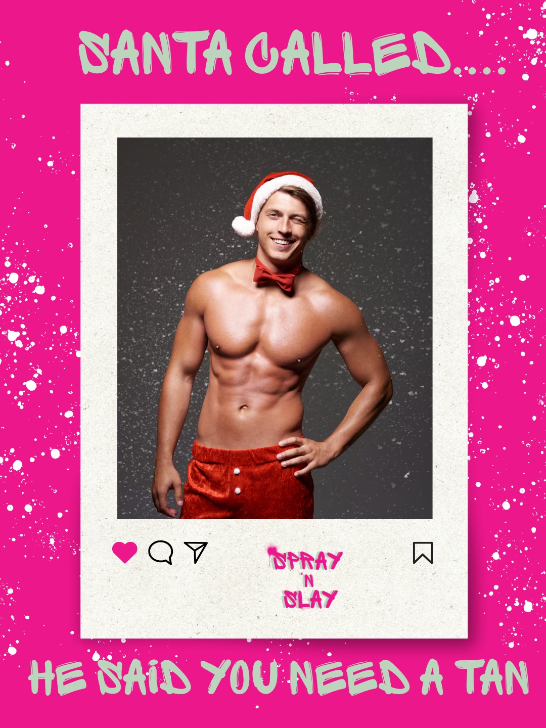 🎅✨ BREAKING NEWS: Santa called…
He said you definitely need a tan.
And honestly? He’s not wrong. 😉
Christmas is basically here, New Year’s is right behind it, and your glow-up appointments are filling up FAST. If you want that golden, flawless, I-am-the-main-character festive skin… now is the time, babe.
🎄 Christmas tans?
🎉 NYE tans?
💃 “I survived 2025” celebration tans?
All live. All limited. All waiting for you to book right now.
Jump online, lock in your spot, and let’s make sure you’re glowing your way through every family photo, every party, every champagne toast. 🌟
And if you’re still hunting for gifts?
Gift vouchers = sorted.
Instant. Online. Zero crowds. Zero stress. Maximum brownie points. 🎁✨
Santa approves.
So do we.
Now go book that tan. 💅🏼
BOOK NOW - https://www.fresha.com/a/spray-n-slay-glenfield-582-chapman-road-asvaopd0/all-offer?menu=true&pId=1473935