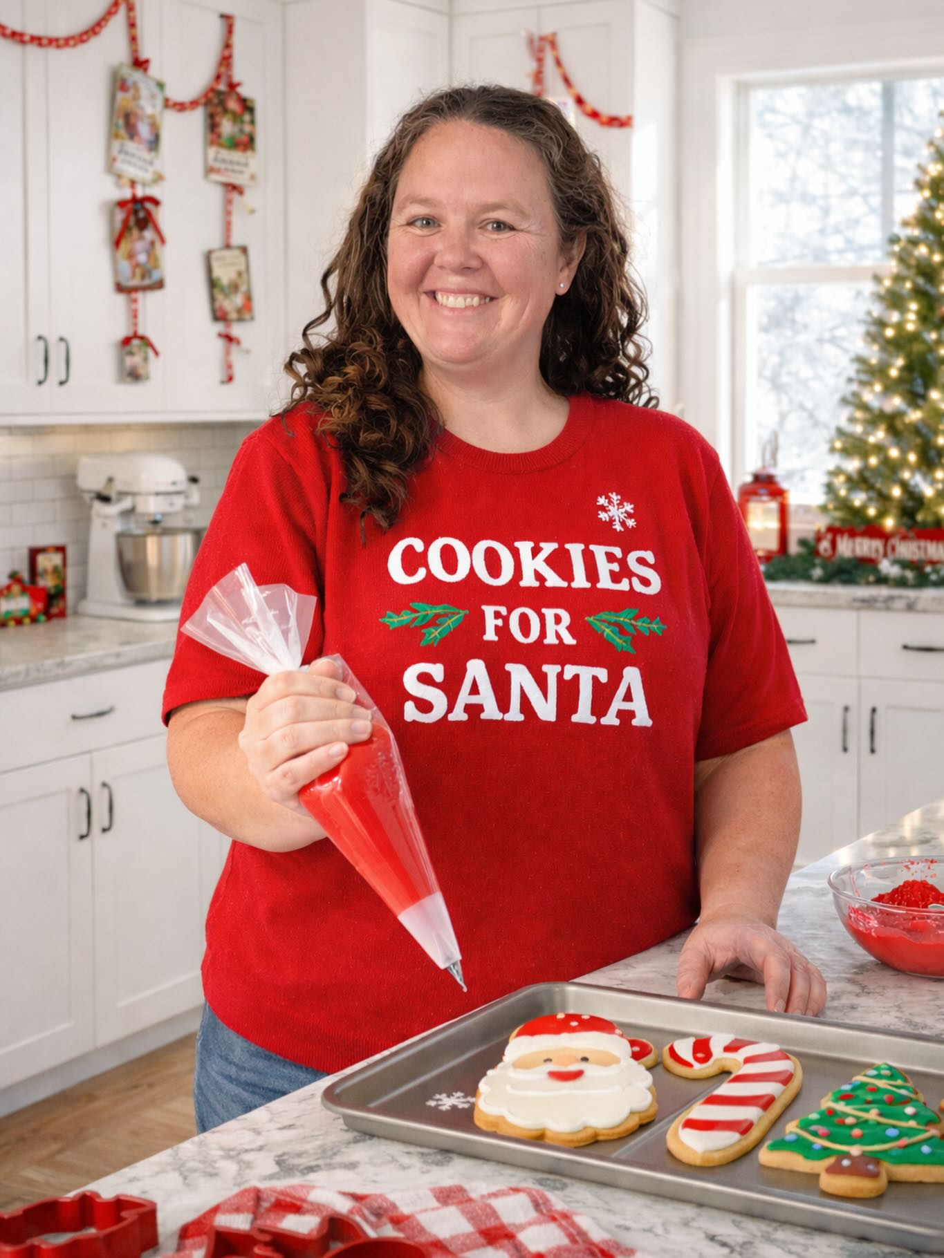 This image? Ai
🍪 Our cookies? 100% real. 100% me. 0% robots.
Yes, the photo is a little techy…
but the cookies are hand-baked, hand-decorated, and Santa-approved 🎅
🎄 A few Christmas cookies still available
⏰ Tomorrow is the LAST day to order
DM me before the elves (aka my kids) shut it down 😜
#missmoosbakeshop #sanantoniotexas #cottagebaker