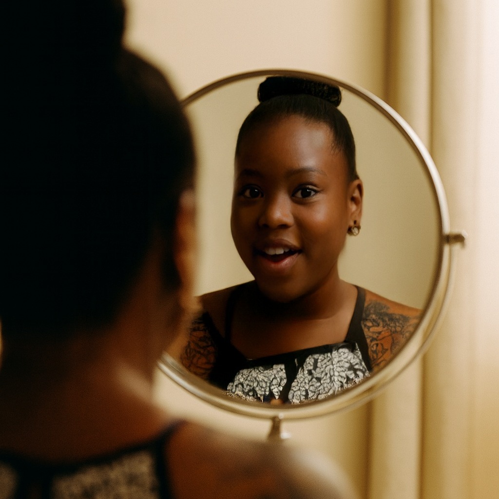 I don’t always recognize who you are or who you are becoming
Some days I only see what’s tired.
What’s aged?
What didn’t turn out the way we thought it would?
But today, I’m staying.
I’m looking long enough to tell the truth.
You have carried things no one clapped for.
You have swallowed words to keep the peace.
You have learned how to be strong in rooms where strength meant silence.
And still—
You wake up.
You try again.
You love anyway.
That matters. @https://gailsgramling.com/blog/to-the-girl-in-the-mirror