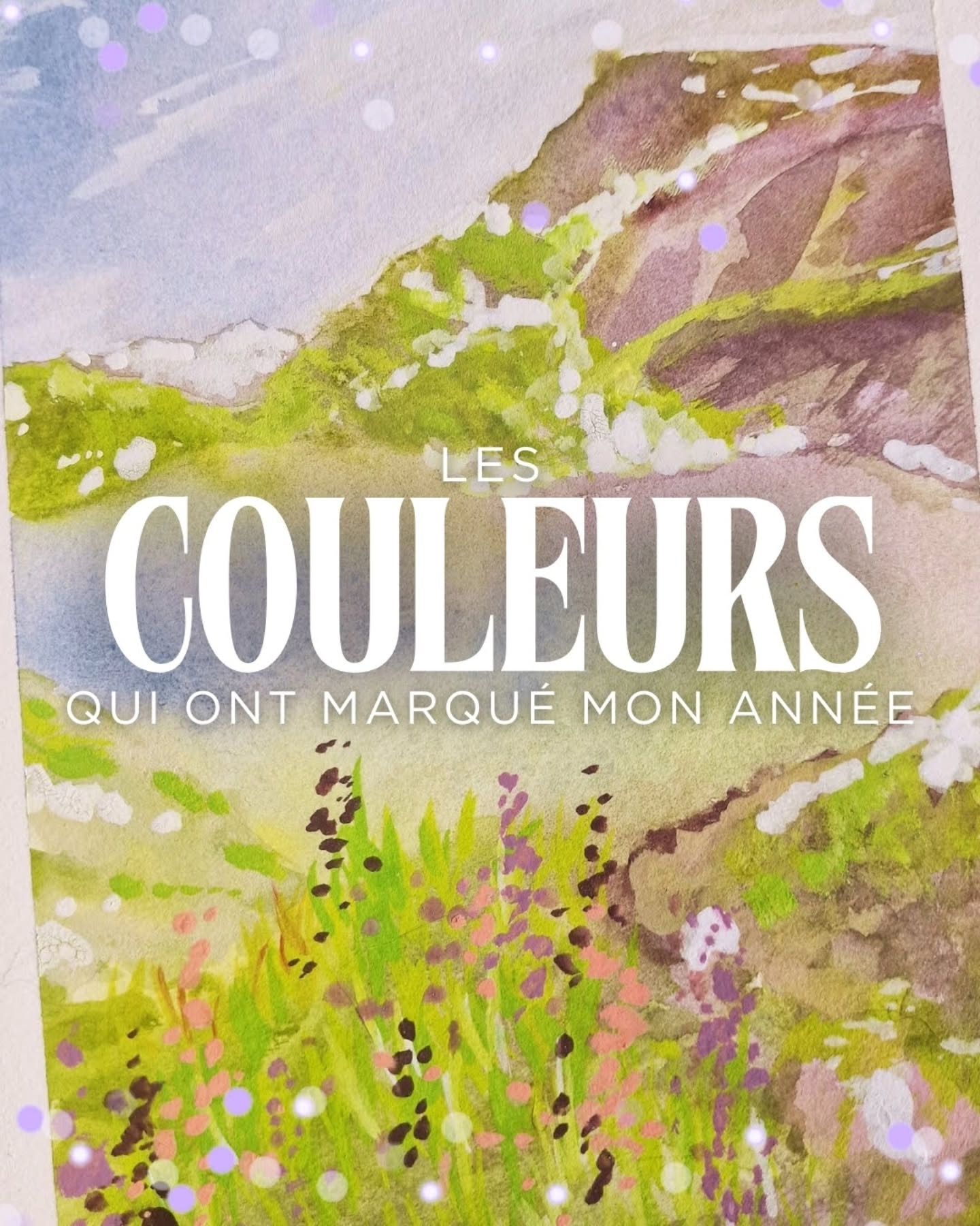 Les années se comptent en nombre, mais celle ci je la raconte en couleurs
Des nuances de souvenirs, conscients et inconscients
Je suis assez surprise de constater que les couleurs que j'ai pu sortir cette année accompagnent chaque étape de manière "cohérente" (cohérente pour moi)
Les moments de calme, les doutes, les rencontres, les pas en avant ou en arrière
Cette année a été difficile mais douce, avec de temps en temps des explosions de lumière et c'est exactement ce que je vois quand je regarde mes photo, ma palette et les personnes qui m'ont accompagnée
J'aime l'idée qu'une couleur puisse devenir une trace, comme certains souvenirs laissent une impression floue
Quelque chose qu'on garde même quand le reste s'efface
Et vous, quelles couleurs gardez-vous de votre année ?
#lepigmentarium #aquarelle #faitmain #arcenciel #artisanatfrancais #aquarellefrance #aquarellepailletée #recap #2025 #couleurs #couleurdelannée #souvenirs