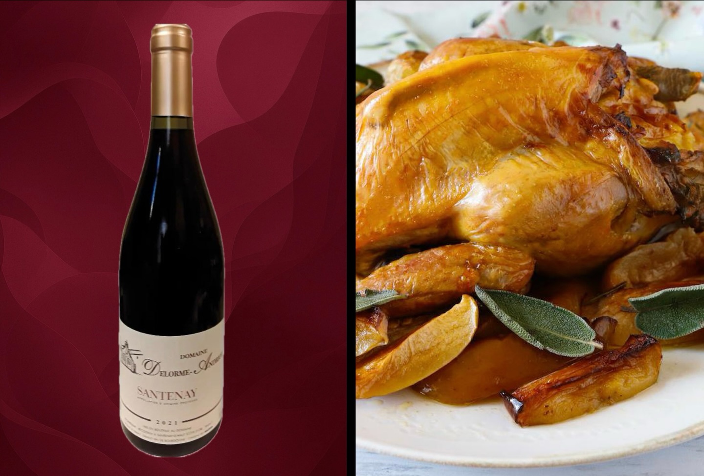 14° Giorno di Avvento
Santenay “en Bievaux” Vieilles Vignes – Delorme Andriot
& Faraona ripiena
Il Santenay “en Bievaux” Vieilles Vignes di Delorme Andriot, Pinot Nero di Borgogna proveniente da vigne centenarie, si esprime con profumi eleganti di ciliegia e lampone, note di sottobosco, rosa appassita e delicate sfumature speziate. Al palato è armonioso, con tannini setosi, una struttura misurata e una freschezza viva che accompagna il sorso con naturalezza.
La faraona ripiena, piatto simbolo delle grandi occasioni, offre una carne saporita e succosa, arricchita dal ripieno aromatico che ne amplifica complessità e persistenza.
Nel dialogo tra vino e piatto nasce l’armonia:
la finezza tannica del Pinot Nero sostiene la struttura della faraona senza sovrastarla, mentre la freschezza del Santenay alleggerisce la ricchezza del ripieno. Le note di frutti rossi e spezie delicate richiamano le erbe aromatiche e le tostature del piatto, creando un insieme elegante e profondamente conviviale.
Un rito di gusto che accompagna l’attesa del Natale.
Vuoi la bottiglia perfetta per il tuo menù delle feste?
Scrivici! 👇
#vino #barrique #affinamento #winelover #wineexperience finewine degustazione winestory winepassion eleganza
AvventoDelGusto WinePairing HolidayDinner WineLovers Festività FineDining Brindisi