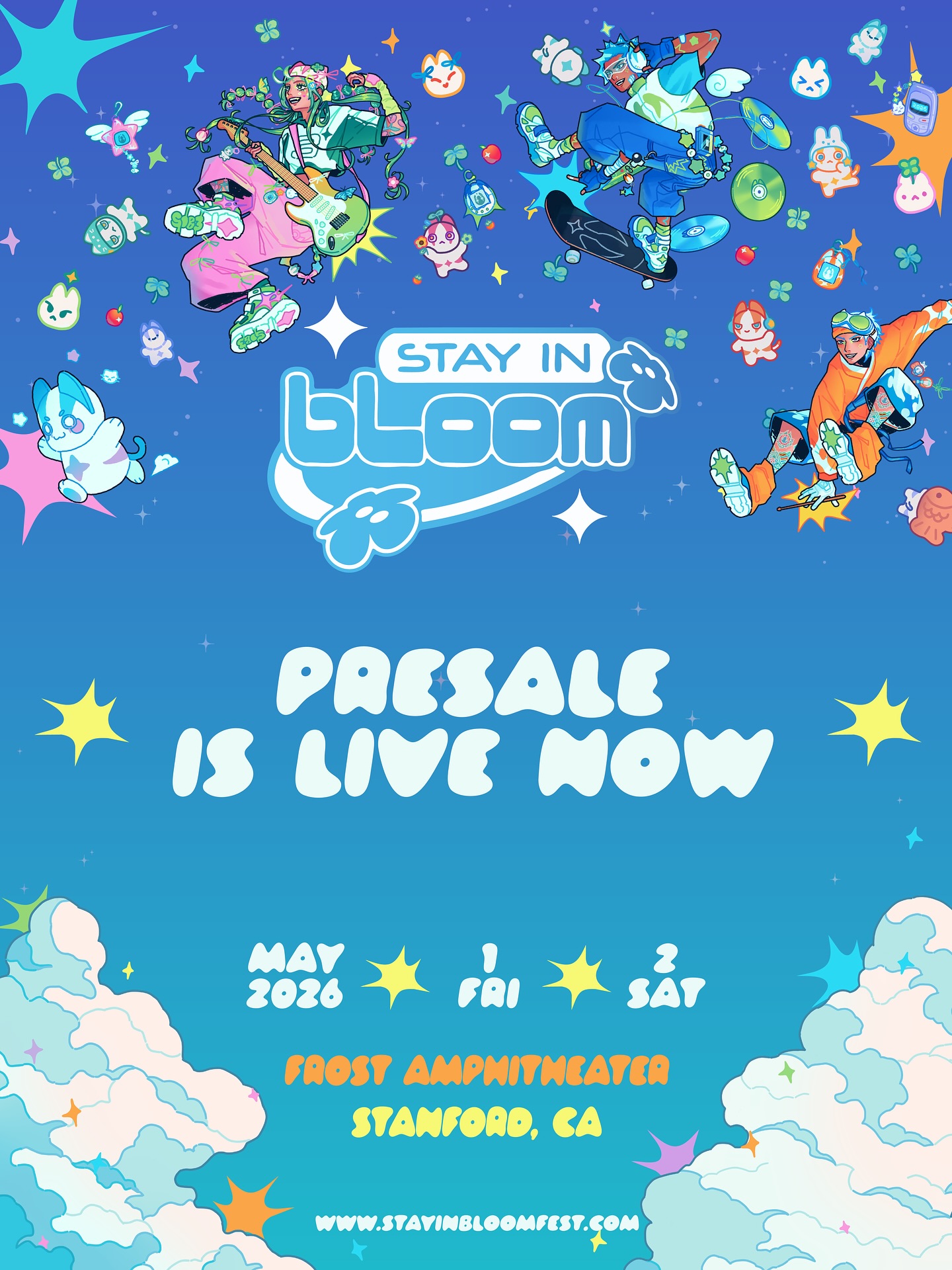 Bloomers! Stay In Bloom SF presale is live! Use code BLOOM ✨