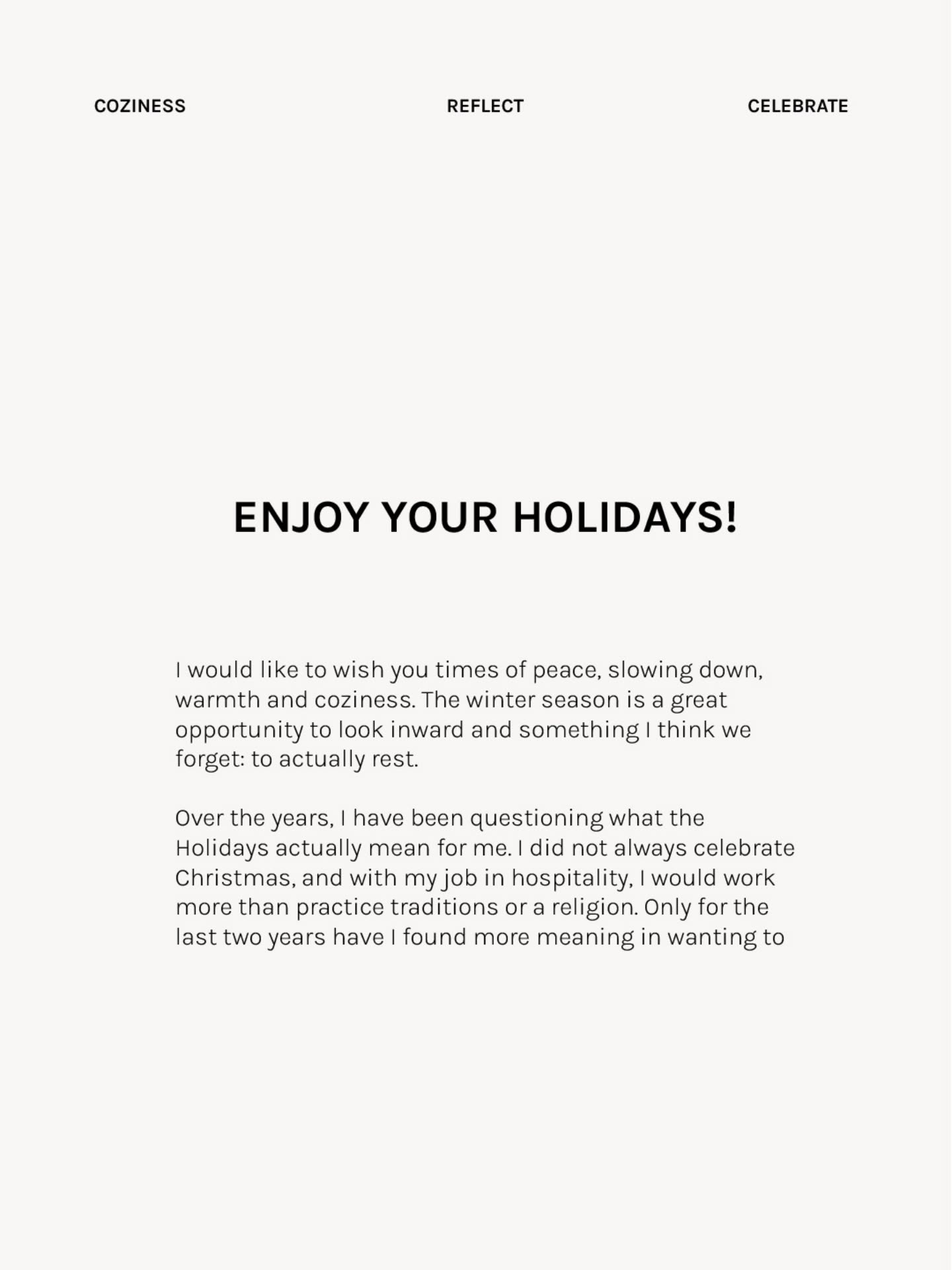 The best wishes!❤️
The best wishes for your holidays, with or without traditions, and with closing this year! May you celebrate it with love and kindness, and have the ability to recharge with loved ones!
#reflection #kindness #traditions