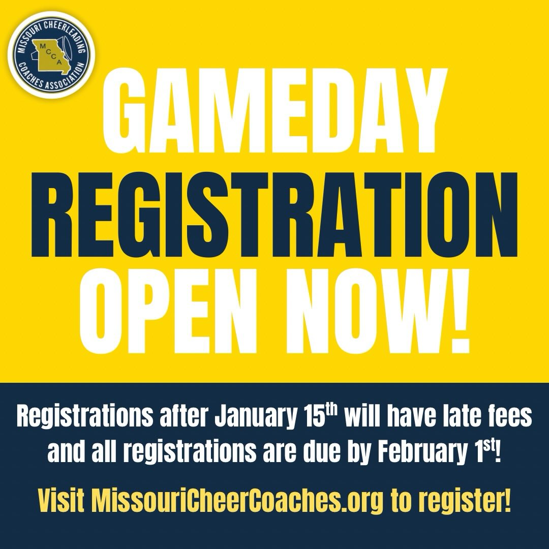 Get registered today!