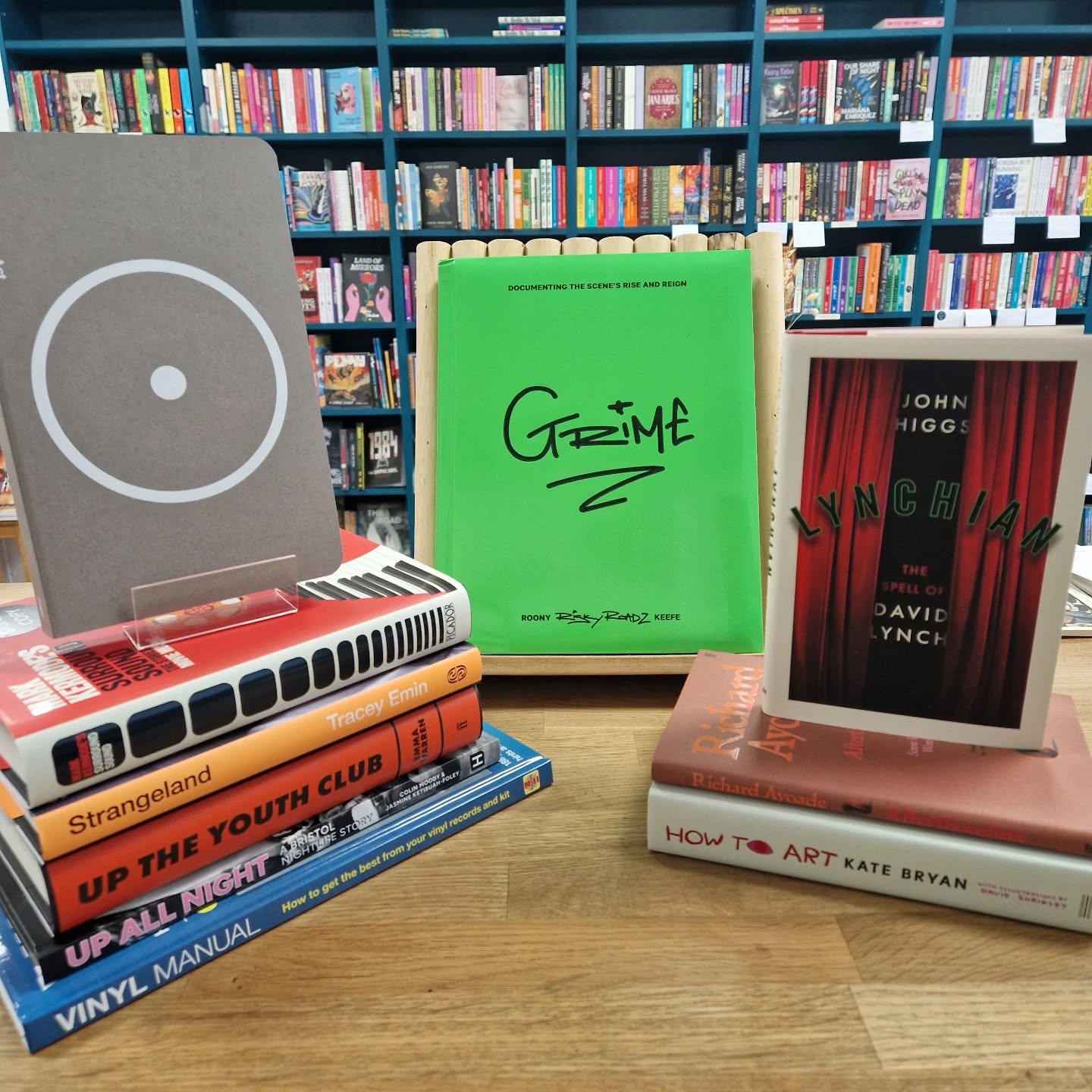 Got a cool person in your life?
For the vinyl collectors, cinema afficionados or budding artists, there is something for each and every one.
- The Creative Act by Rick Rubin
- Mark Kermode’s Surround Sound by Mark Kermode
- Strangeland by Tracey Emin
- Up The Youth Club by Emma Warren
- Up All Night by Colin Moody
- Vinyl Manual by Matt Anniss & Patrick Fuller
- Grime by Roony “Risky Roadz” Keefe
- Lynchian by John Higgs
- Afterthoughts: or Some Pistachios Won’t Open by Richard Ayoade
- How to Art by Kate Bryan
#bookrecs #bookrecommendations #bookshop #bristolbookshop #shoplocal #giftguide #giftideas #giftbooks #bookstagram #bristolbookshop #bristolbookstagrammers #bristolbookstagram #bs5