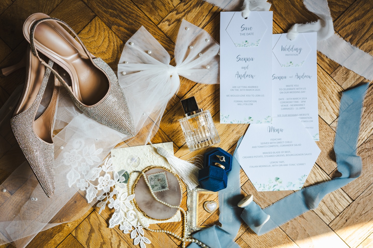 wedding flat lay goal