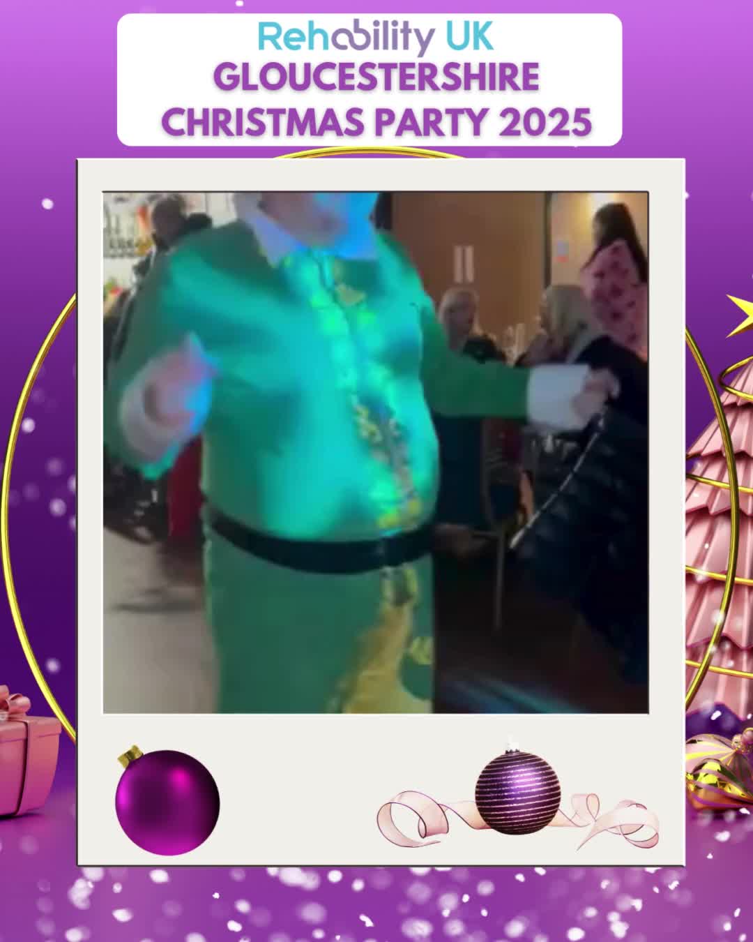 🎄✨ Christmas Cheer in Gloucestershire! ✨🎄
Our Rehability Gloucestershire supported living services truly kicked off the festive season in style with their annual Christmas party — and what a night it was!
A huge thank you to Shermaine and Chantelle for organising such an incredible evening filled with laughter, singing, and festive fun. 🎶💃
From Doreen’s legendary karaoke performance to Santa arriving with a sack full of presents, the party had it all — a disco, karaoke, a bouncy castle, and plenty of dancing.
The outfits were just as memorable! 🎭🎅
MegaBigBen stole the show in a chicken costume, Steven arrived as a snowman, Doreen dazzled as a Christmas tree, and we were joined by elves, a jester, and more Santas than we could count.
A truly joyful evening celebrating togetherness, creativity, and Christmas spirit. 🌟
