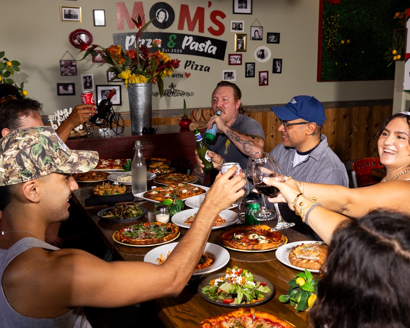 Join us for HAPPY HOUR 🍷 at Mom's Pizza & Pasta!
Join us for an early dinner, late lunch, or an after-work wind-down!
⏰ WHEN: Monday - Friday | 2:30 PM to 4:30 PM
🍺 $6 Domestic Beers
🍻 $7 IPAs and Imported Beers
🍷 $6 Select Wines
✨ 10% OFF All Appetizers and Pizza
🎄 Holiday Closures
Please note we will be closed on:
* December 24th
* December 25th
* January 1st
📍3422 Tripp Ct A1, San Diego, CA 92121
#HappyHourSD #SanDiegoEats #SDDeals #PizzaTime