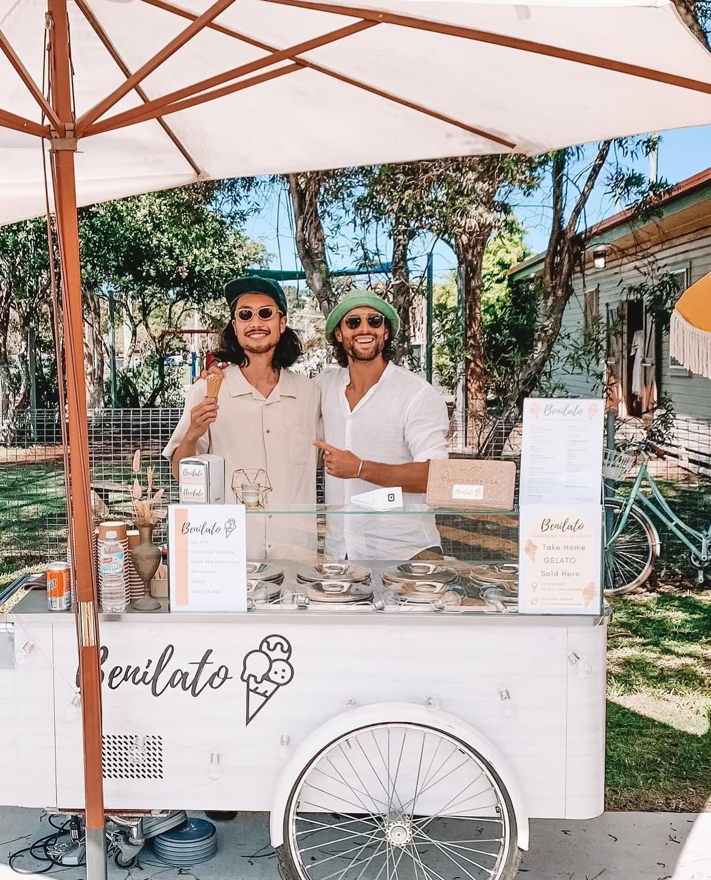 Just over here serving up all the summer vibes 🍨☀️
#Benilato #GelatoCart #ItalianGelato #SummerVibes