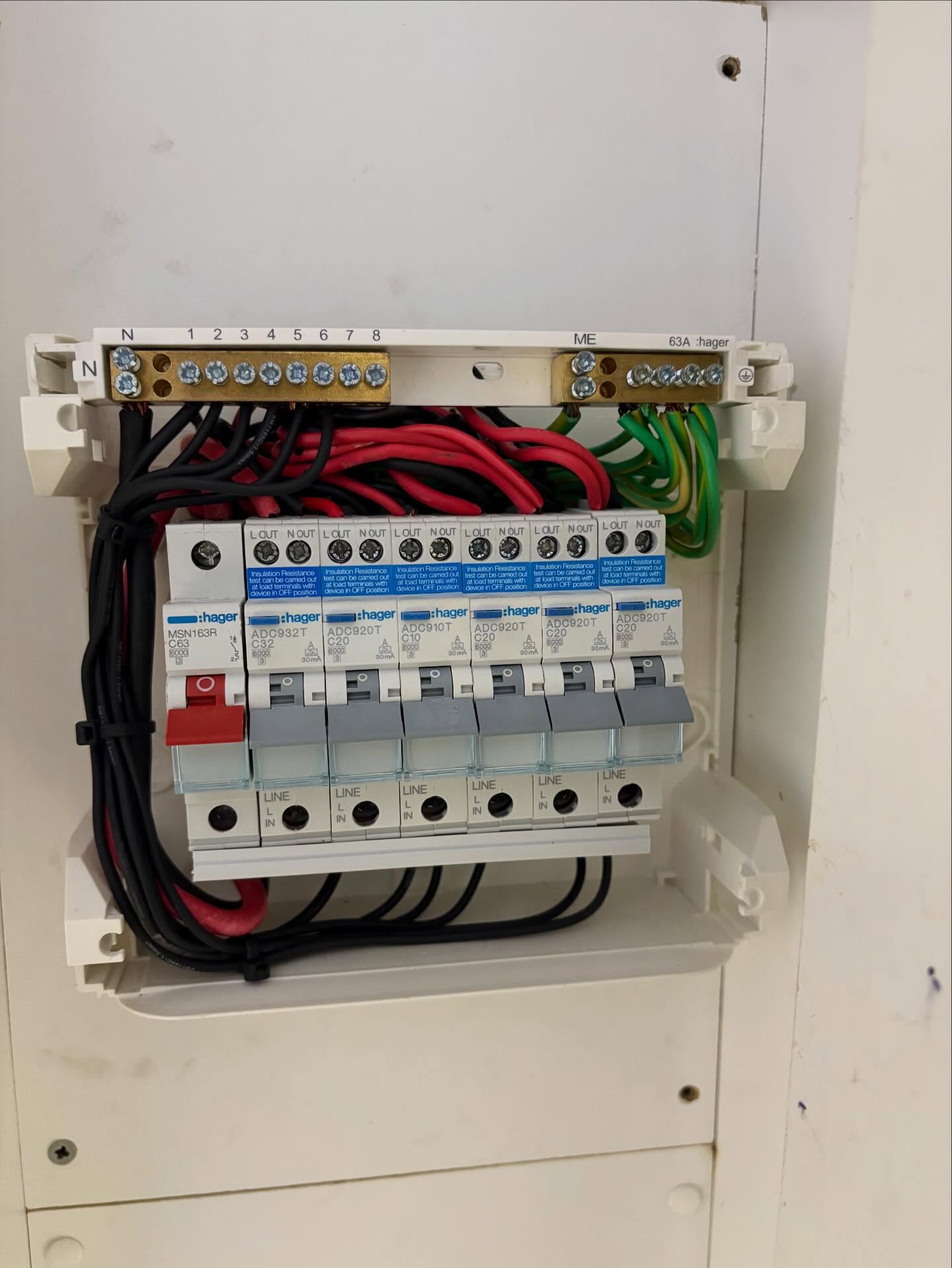 Recent Switch board upgrade for a Sandcastles apartment in Currumbin beach. Updating safety devices and tiding up wiring. #electrician #electrical