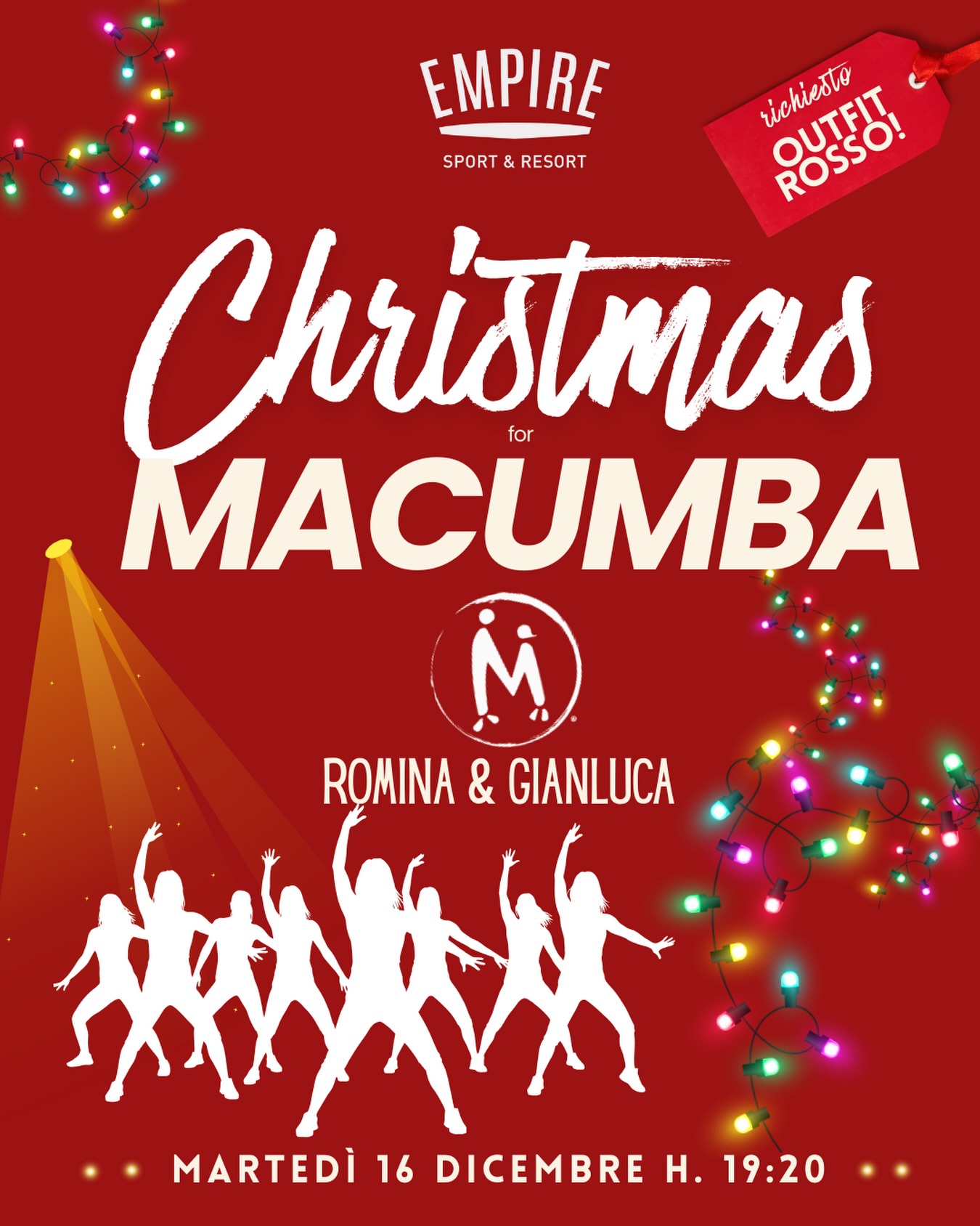 🔴Christmas MACUMBA🔴
Martedì 16 Dicembre h19:20