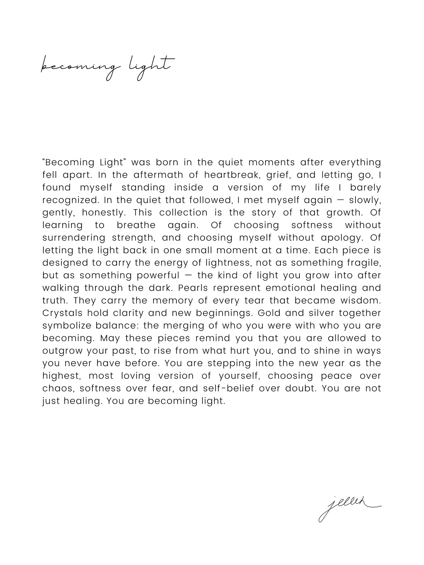 We are 𝗯𝗲𝗰𝗼𝗺𝗶𝗻𝗴 𝗹𝗶𝗴𝗵𝘁 and stepping into 2026 as the highest, most loving version of ourselves, choosing peace over chaos, softness over fear and self-belief over doubt. 💭