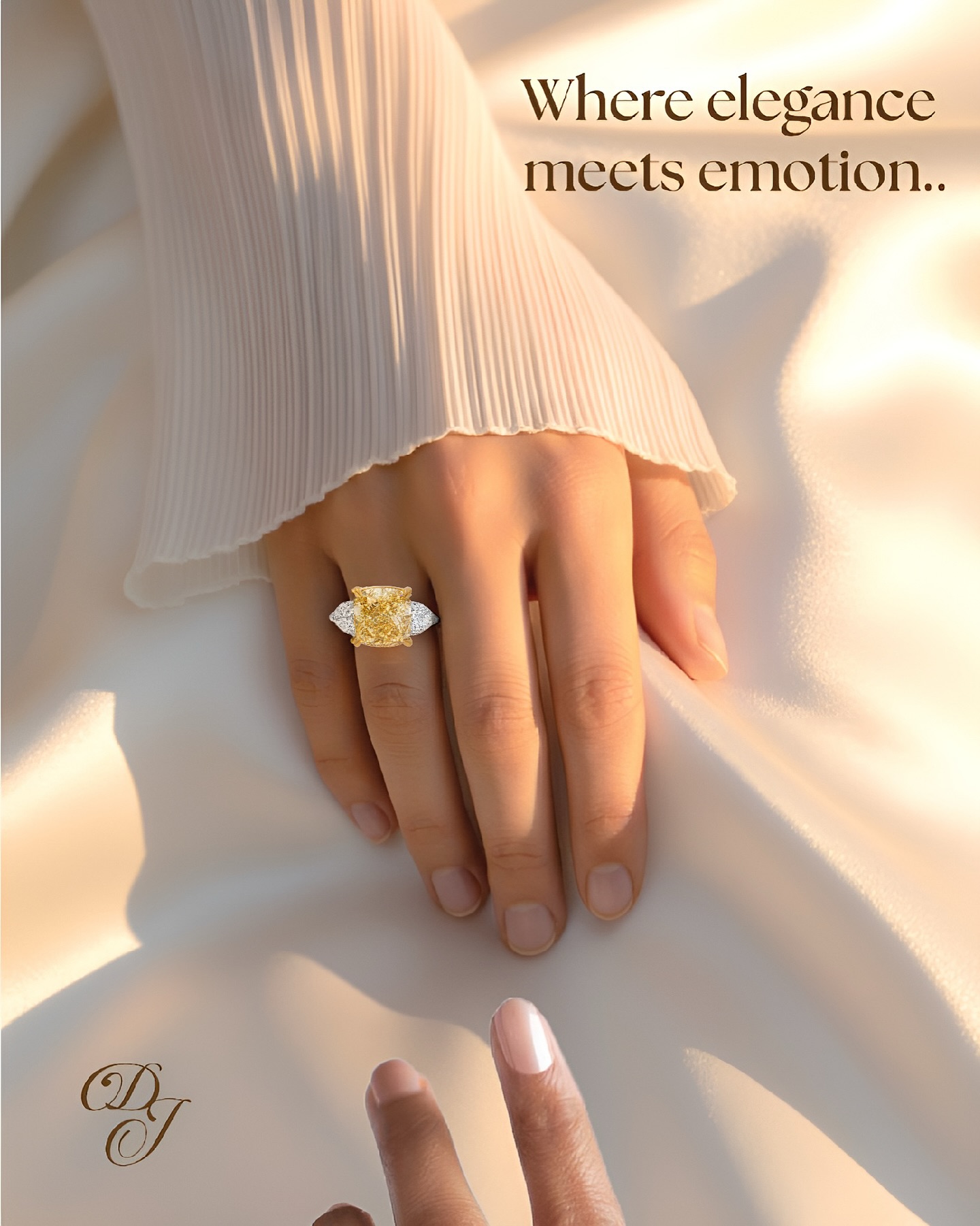 A yellow diamond embraced by hearts of forever💛
-
@diajewelsdubai
Looking for the perfect diamond jewelry? 💎
Dia Jewels is your one-stop store at Gold & Diamond Park for everything from engagement rings to everyday sparkle. Come visit us!
-
-
#diajewelsdubai #jewelry #dubai #diamonds #labgrowndiamonds
(Gold and diamond park, color-stone diamond jewelry, dubai diamond jewelry)