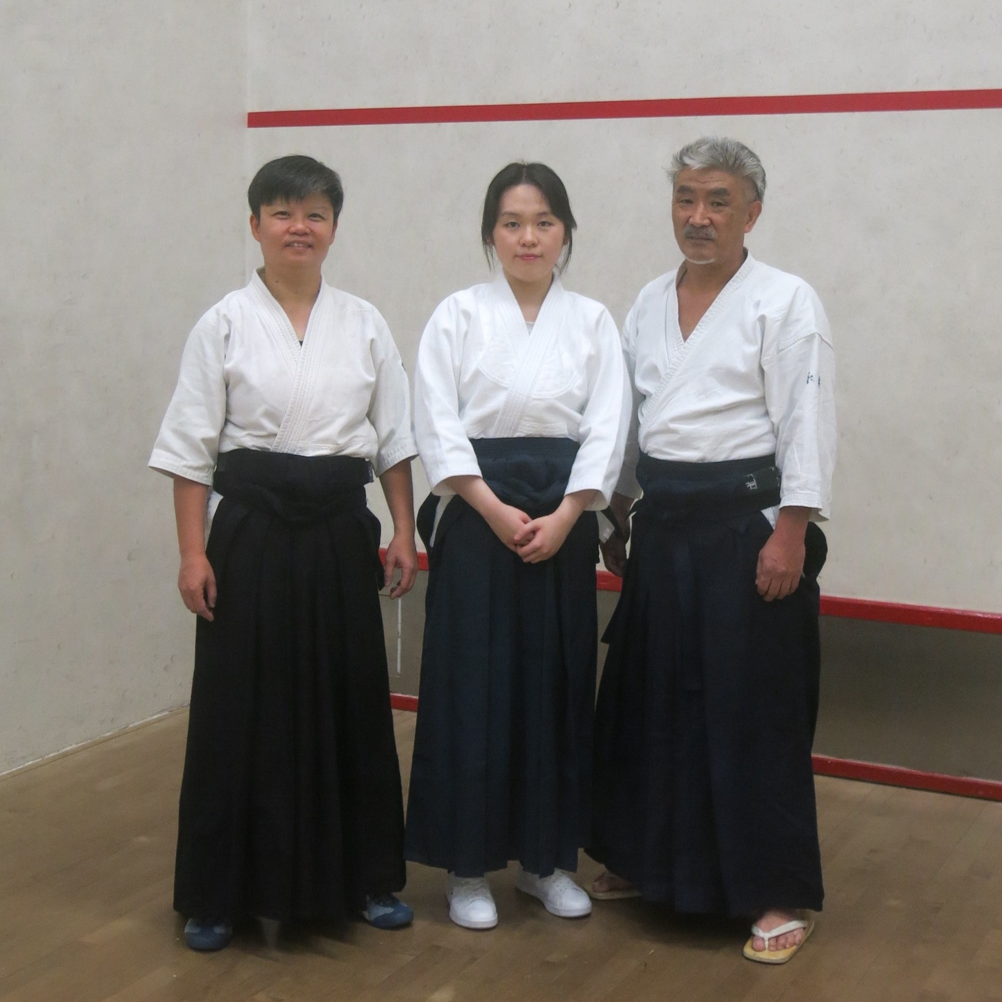 Serena san with Hakama.
