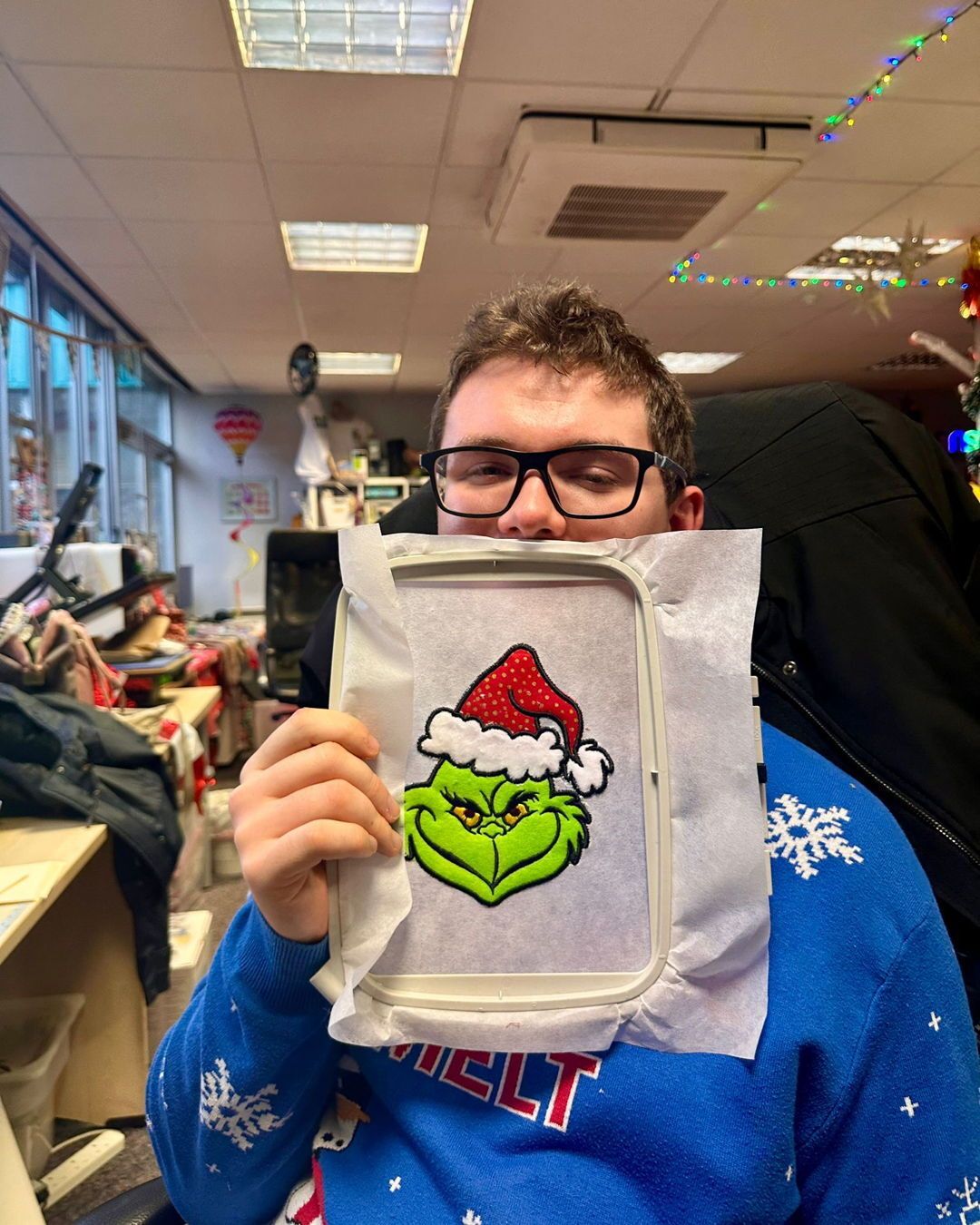 A special festive creation 🎄
Here's a Grinch embroidery piece for Tracy’s grandson, bringing creativity, focus, and lots of Christmas spirit into the workshop 👏
Projects like this give our team the chance to build skills, express themselves creatively, and take pride in making something meaningful for others.
#SocialEnterprise #Southampton #Hampshire #LearningDisabilities #LearningDisability #SouthamptonBusiness #Charity