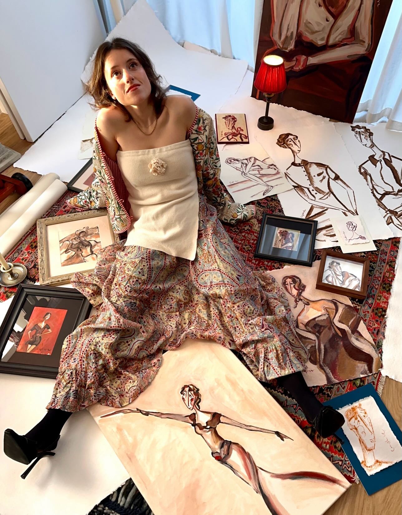 My studies and sketches are now available ♥️
Sending all my love, Constance
.
#artist #artforyourhome #portraitart #interiors #painting