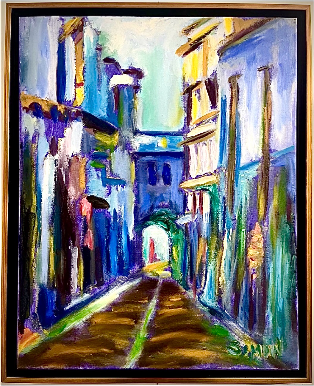 My “Old Town”, Portugal … 16x20” oil was acquired today with 2 of my other works . ☺️
Old cities in Europe have a mystic feeling, deep in tradition that moves the soul.
🎨
Displayed together with another of my works, a 16x20” oil study on Raoul Dufy…. the “Boats at Martigues”, France. Dufy was an early Fauvist painter in 1908 who was emerging a new style of painting in the early 1900’s.
🎨
Also together with an abstract “Sunset on Ocean through Abstract”, oil on canvass.
I am so happy they are being kept in the triad so I may visit them again.
🖼️
#oilpainting #fauvism #artwork #artistoninstagram #ınstart #garysimonci #portugal @garysimonci #colour #dufy #colorblending