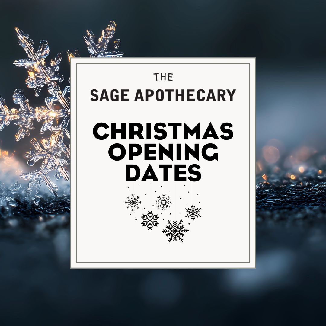 ✨ Festive dates + a big thank you ✨
As we head into the festive break, all our Christmas opening times, prescription cut-offs and therapy availability are on the graphics 👆 so you know exactly what’s what.
Mostly though, I just want to say thank you. To everyone who’s visited the apothecary in person or online this year — you’ve made opening this space such a wild, wonderful experience and I’m so grateful for every face I see. ❤️🌿
Gentle reminder as the festive chaos ramps up: it’s just one day. What matters is the people around you, not what’s under the tree.
And if you don’t celebrate? Feet up, rest up, enjoy the quiet — fully approved.
Be kind to your minds, and we’ll see you on the other side of the break ✨🌙