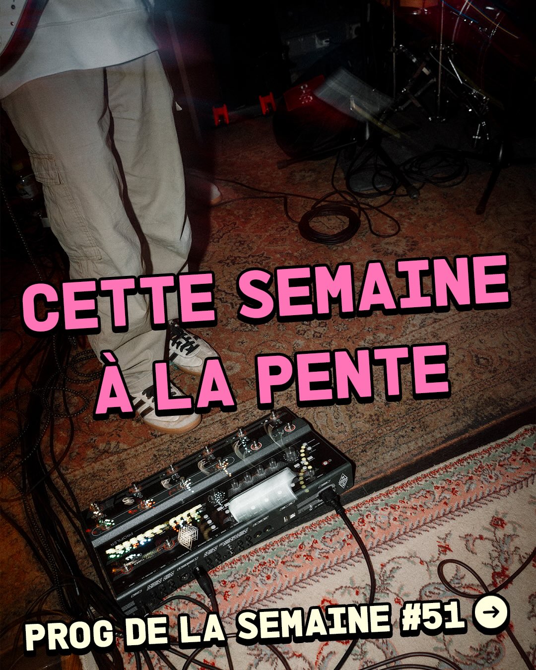 DERNIÈRE SEMAINE… avant les vacances 🎄
MARDI 👉 On retrouve l’équipe de @thelatejam pour un concert gospel suivi d’une jam 🥁
MERCREDI 👉 @neura.metal et @ahna.band sont en concert pour une soirée métal 🔥
JEUDI 👉 Quidam fait sa dernière de l’année avec dj set, vj participatif et tombola 🎛️
VENDREDI 👉 @passagelyon organise une soirée caritative avec une collecte de don pour le @collectif_soutiens_migrants_xr, une vente d’œuvres en soutien à la Palestine et le concert de @hdk_sound suivi de DJ sets bass et de techno 🌟
SAMEDI 👉 @cultural.promotion nous invite à une projection de “United We Stand”, suivie d’un open platines et d’une session reggae / dub sur le soundsystem de @earth.and.power 🔊
DIMANCHE 👉 derniers concerts de l’année ! Au programme jazz / house avec @leschatonsmusic et Labo 🎷
#agendalyon #concerts #prog