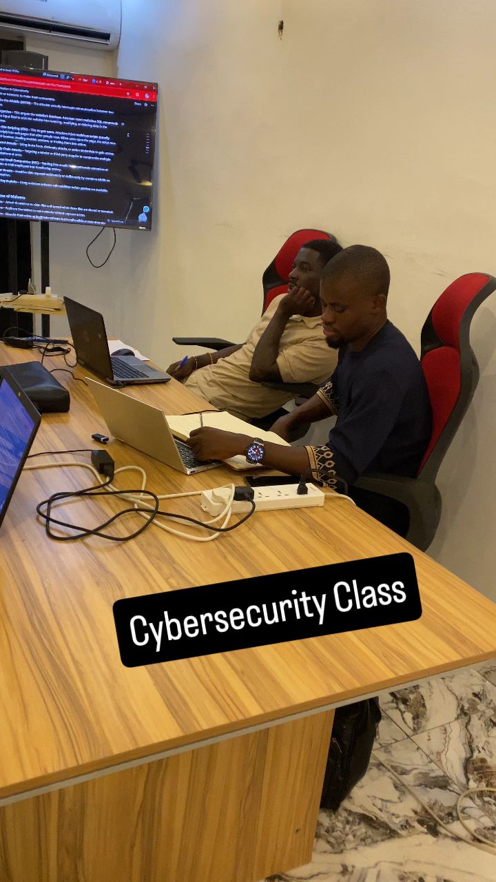 Join us for an exciting cybersecurity class in Abuja!
We're taking a quick look at what's happening in the ongoing course, helping students learn the basics first, and get ready for an adventure into the cyber world.