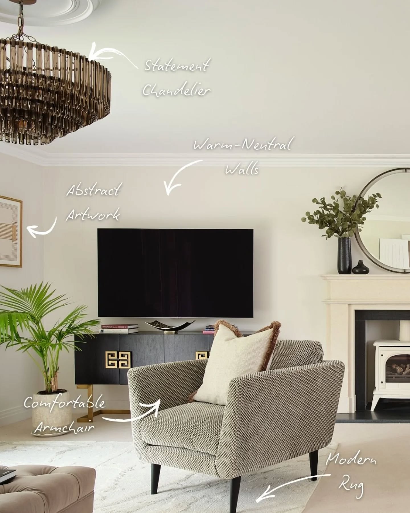 Living Room Transformation Details ✨
My clients felt that their living room layout was disjointed and the outdated style and function did not suit their family. So this large space was completely neglected by the family. They desperately wanted to make better use of the space every day, but especially during the holidays when they often entertained guests!
A warm colour pallet, thoughtful layout and elegant design details completely transformed how the room feels and functions.💛
Swipe to see the before image and the kind words from my lovely client! 👉
If your home lacks flow and clarity, I'm here to help.
#SurreyInteriorDesigner #livingroomtransformation #luxurylivingroom #ReigateHomes