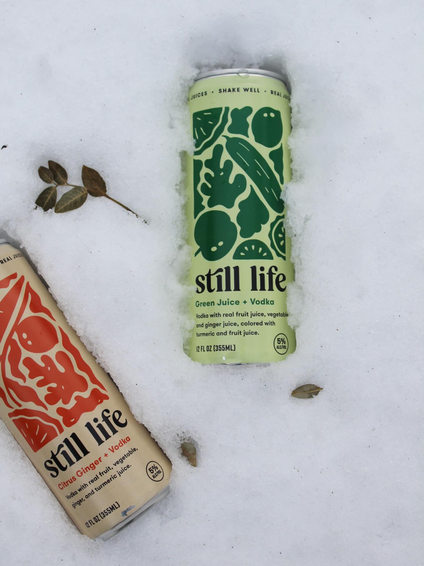 Make good choices, even when it snows ❄️☃️ choose still life this holiday season - functional, but fun 🥒🎁