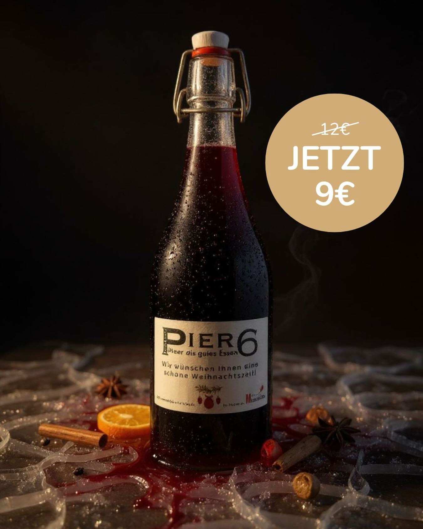 Weihnachts-Special
Perfekt als kleines Geschenk oder Mitbringsel.
Super lecker und ganz anders als klassischer Glühwein: verschiedene Aromen, angenehm rund im Geschmack und einfach etwas Besonderes für gemütliche Winterabende.
Aktuell zu Weihnachten auf 9 € reduziert.
#wintergenuss #pier6 #gluehwein