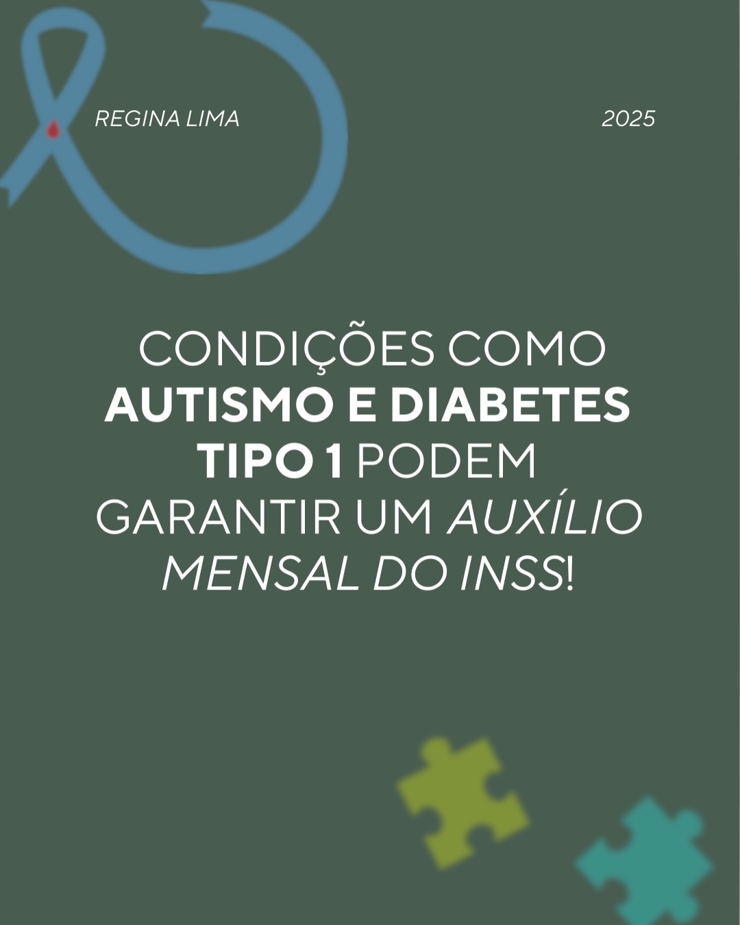 Nem toda deficiência precisa ser visível para ter direito ao BPC. Condições como autismo, diabetes tipo 1, HIV ou doenças autoimunes podem ser reconhecidas, desde que gerem impedimentos de longo prazo e estejam bem documentadas.
Cada detalhe faz diferença no pedido.
Busque ajuda especializada para garantir esse direito.
#inss #bpc #bpcloas #beneficioprevidenciario