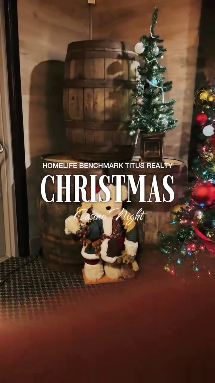 What a night ✨ Huge thank you to @rachelbockrealestate @janetitusbock @bernasingh82 @homelifetitus for hosting such a fun Christmas Casino Night! It was so nice seeing everyone step away from work, unwind, laugh, and truly enjoy the night together. Grateful for moments like these.
Homelife Benchmark Titus Realty
📹 Video by: @graceluzande
.
#ChristmasParty #OfficeHolidayParty #CasinoNight #TeamCelebration #WorkLifeBalance #HolidayNetworking #GratefulMoments #CommunityEvent #RealEstateTeam