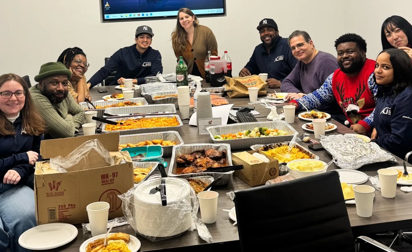 ACI staff are all together today, enjoying a celebratory potluck and closing out 2025!
We're excited and eager to kick off programs in 2026.
Happy holidays and cheers to a new year from our team to yours!
.
.
.
#community #NYC #WorkforceDevelopment #happyholidays #DreamTeam
