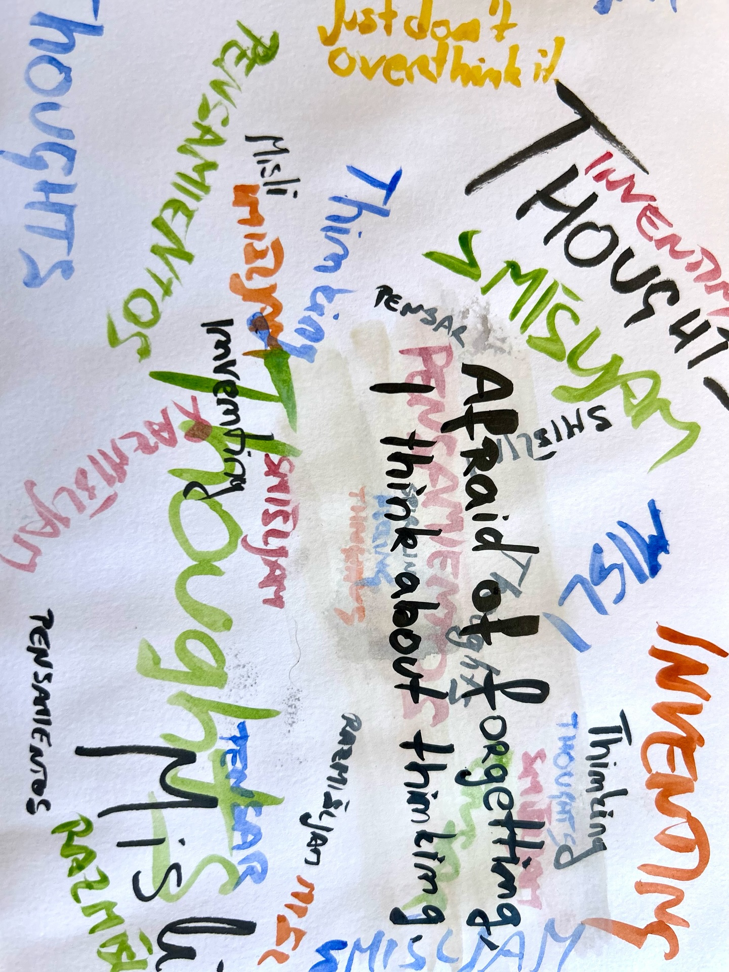 Afraid of forgetting, I think about thinking.
For all the overthinkers, I hope you find a way to clear your mind, let the thoughts pass by,
thank them, and let them go.
Easy to say.
Hard to do.
I hear you.
#overthinker #reallife
