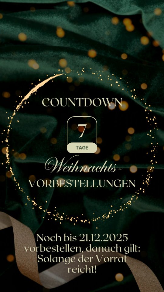 🎄 Endspurt für eure Weihnachtsbestellungen 🎄
Ihr habt noch 7 Tage Zeit, um euch eure Weihnachtshighlights zu sichern.
Gerade Weihnachtstorten, XL-Macarons und Mousse-Törtchen solltet ihr unbedingt vorbestellen, wenn ihr bestimmte Designs oder Sorten möchtet.
Ab dem 21.12. gilt dann: nur solange der Vorrat reicht.
✨ Vorbestellen ganz entspannt: 👉 über den Online-Shop
👉 per DM
👉 oder direkt bei mir im Laden
So kann ich besser planen – und ihr bekommt genau das, was ihr euch wünscht. 🤍
Ich freue mich auf eure Bestellungen.
Eure Julia
#weihnachtsbestellung #itsacake #patisserie #handgemacht #weihnachtstorte #macarons #moussetörtchen #clickandcollect #itzehoe #heiligenstedten #weihnachten2025