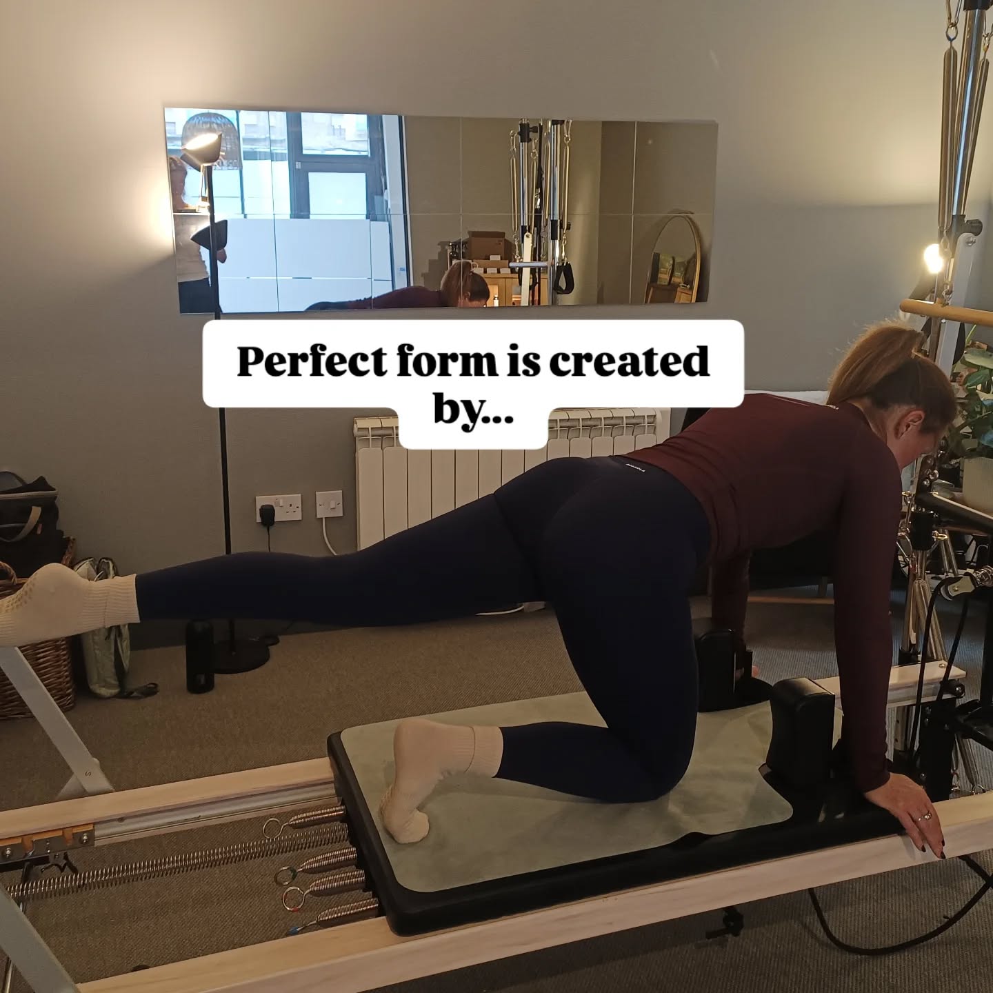 ...Practice, yes. Persistence, yes. But most importantly in this studio, by Positivity! Without enjoying our movement, really what is the point!? I've loved working with so many different bodies this year - every single person has shown dedication and positivity towards their own health and movement which has been so brilliant to work with. Thank you to you all. Here's to a super end to 2025. 🙌🏻🎉