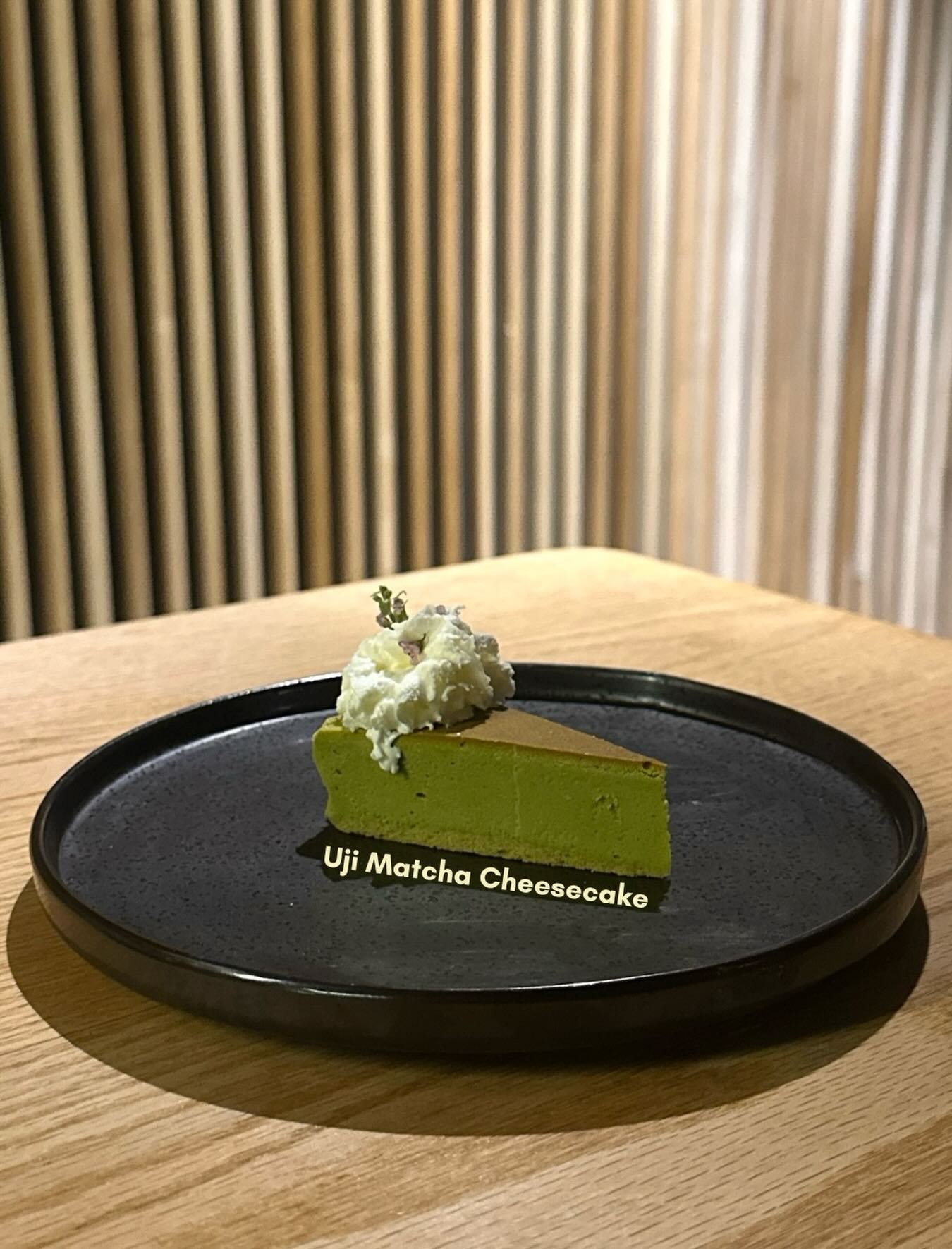 Uji matcha cheesecake with deep, earthy notes and a smooth, creamy finish.
#matchadessert #ujimatcha #omakasenyc