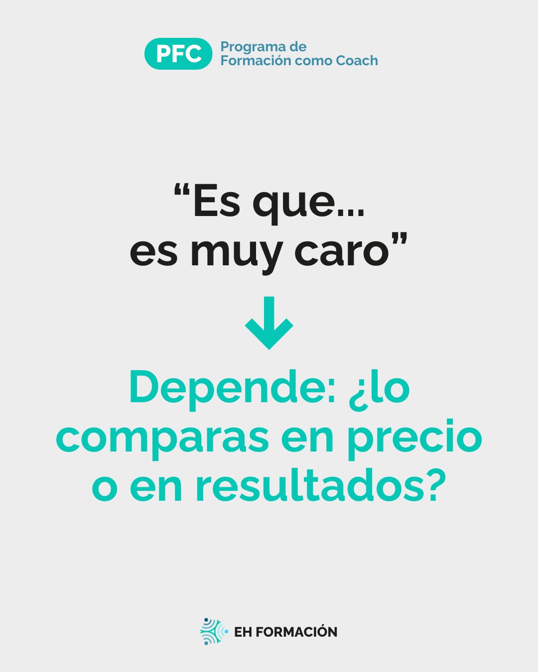 ¿Te interesa pero, encuentras caro el programa?
Es una duda válida… pero solo si miras el número y no el valor.
En coaching profesional, barato y profundo no existen juntos.
No estás pagando por un título: estás invirtiendo en un proceso que transforma tu manera de comunicar, liderar, vincularte y tomar decisiones.
Si piensas en tu carrera completa, el costo se vuelve mínimo.
Y si lo que aprendes aquí cambia tu año, valdrá la pena.
Si cambia tu vida, mucho más.
🎓 PFC 2026 – Programa de Formación como Coach
✓ Inicio: abril 2026
✓ 455 horas formativas
✓ Virtual y presencial
✓ Acreditado por FICOP
✓ Equipo con +30 años de trayectoria y credenciales internacionales
📩 ehformacion@ehumana.cl | Cupos limitados
#Formacioncomocoach #CoachingOntologico