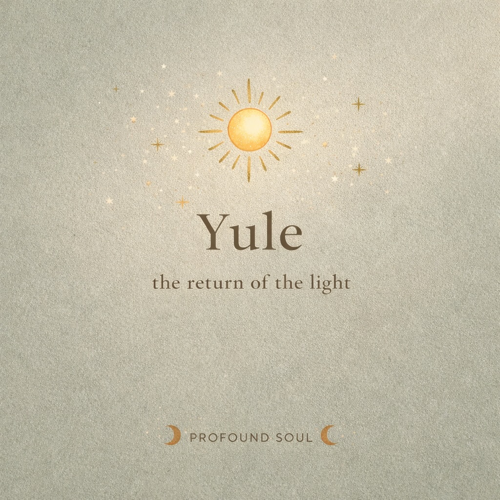 Yule welcomes the Winter Solstice, the longest night of the year and the quiet turning point where the light is reborn. It’s a reminder that even in our darkest seasons, warmth, hope, and growth are slowly returning.
This is a time for rest, reflection, and honoring the cycles of nature and within ourselves. Light a candle. Set an intention. Release what no longer serves you and make space for what’s meant to grow in the coming months.
The wheel turns, the light returns, and you are allowed to move gently through it all.
Happy Yule 🤍
Save this post as a reminder that brighter days always follow the dark.