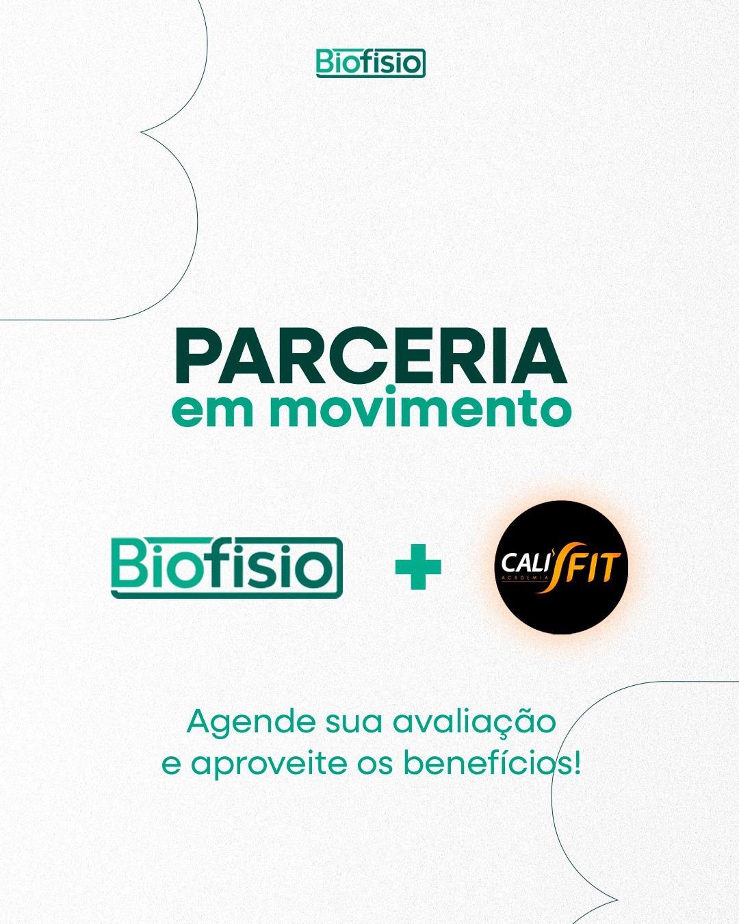 Quer treinar melhor, com segurança e alta performance?
Agora, alunos da Cali's Fit contam com condições exclusivas em sessões de fisioterapia e acupuntura na Biofisio.
Uma parceria para quem vive o esporte e entende que prevenção e performance caminham juntas.
Menos lesões, mais mobilidade e evolução, dentro e fora de quadra!
Agende sua avaliação e aproveite os benefícios! (Link na bio)
Avenida Esperança, 237
Centro - Guarulhos - SP
(11) 2382-3003 | (11) 2468-1675
#biofisio #clinicaintegrada #fisioterapia #neurologia #ortopedia #terapia #mobilidade #calisfit