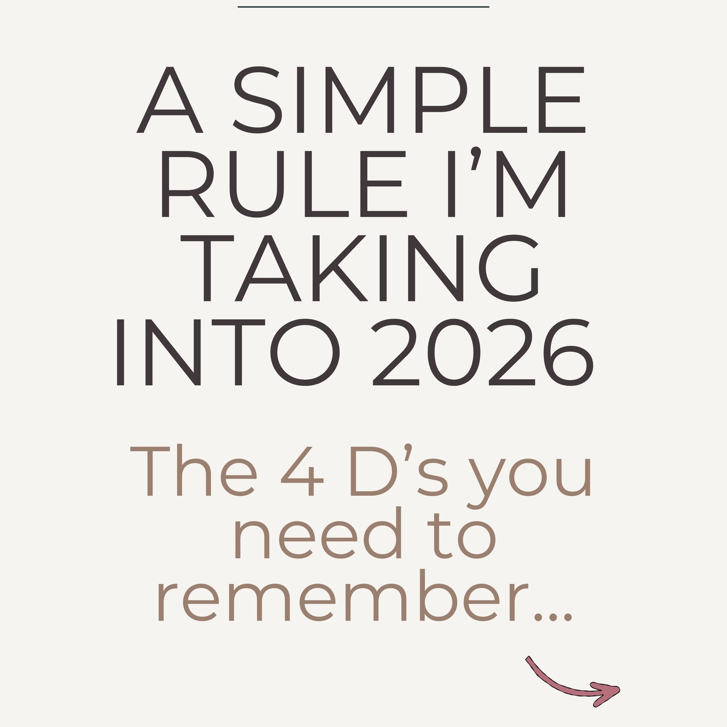 I NEED to share this!
As we head towards the end of the year, this little framework has been a game changer for me.
Simple.
Practical.
And applies to everything.
Save this for when your to-do list feels overwhelming ✨
