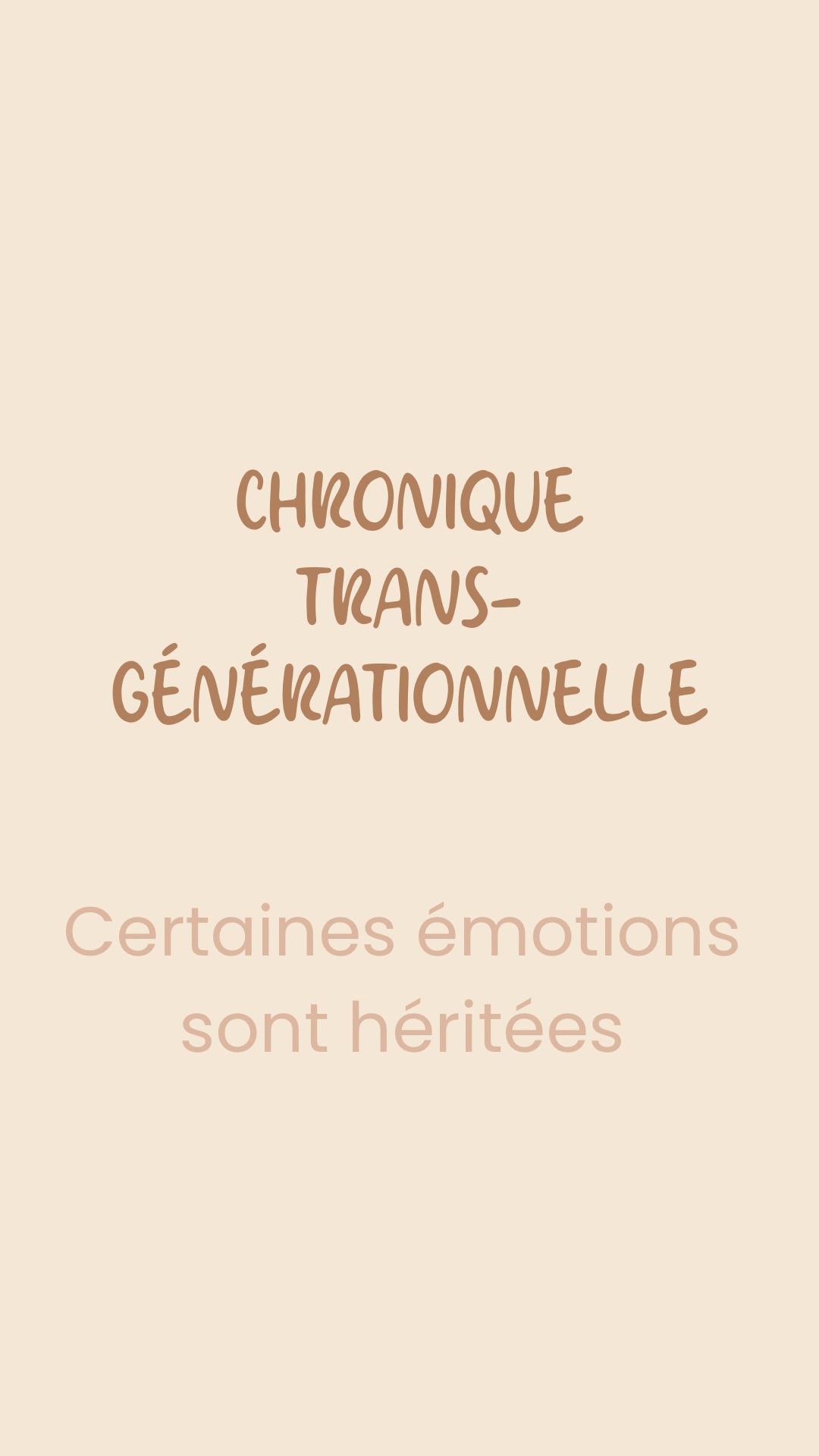 Certaines émotions sont héritées. Ton corps et ton inconscient ont une mémoire.
Des peurs sans cause apparente.
Des schémas qui se répètent.
Une charge émotionnelle que tu portes depuis trop longtemps.
Libérer l’Héritage est un oracle rituel thérapeutique
qui te permet de créer tes propres séances d’auto-hypnose, en autonomie, à ton rythme.
Tu tires les cartes.
Tu suis le script.
Et tu laisses ton inconscient libérer ce qui ne t’appartient pas.
Version papier – édition très limitée
(quelques exemplaires seulement)
Commande en DM
Écris simplement HÉRITAGE
Parce que tout ne commence pas avec toi…
et tout peut s’arrêter avec toi.