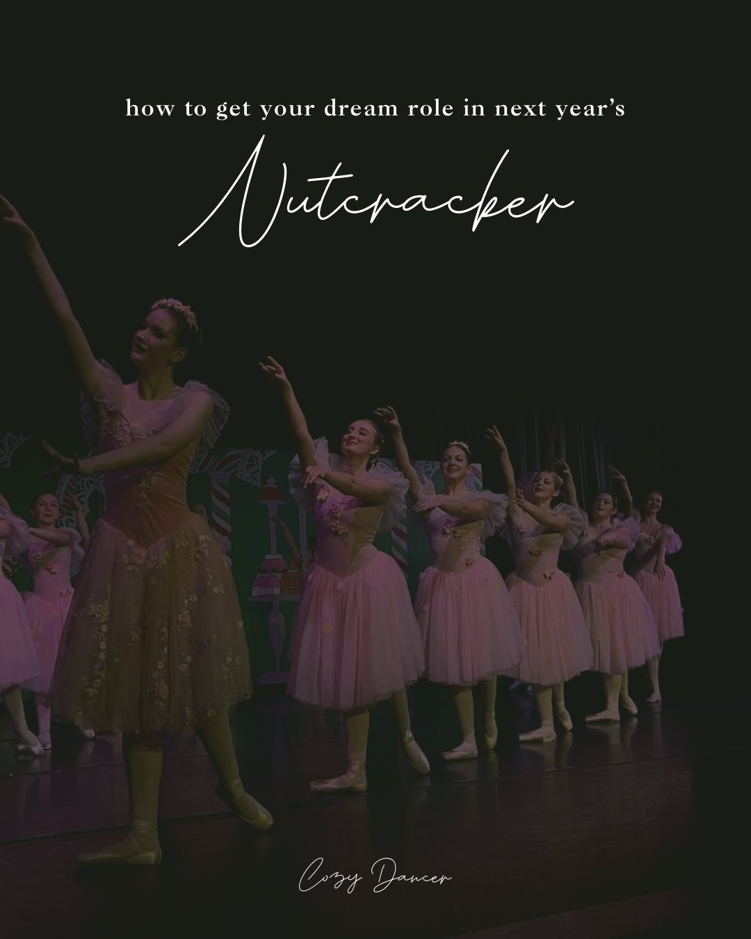 Where do you want to see your name on next year’s cast list? 🥜✨
The Cozy Dancer Journal was made to help you turn your dreams into reality. 🌸 cozydancer.com