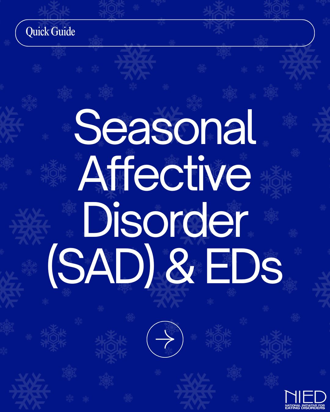 āļø As the seasons change, mental health can shift too.āØSeasonal Affective Disorder (SAD) can affect mood, energy, and appetite, and for individuals impacted by eating disorders, these changes can feel especially heavy.
Caregivers may also notice increased stress or concern during the fall and winter months.
This is a reminder that youāre not alone in navigating these seasonal challenges, and support is available.