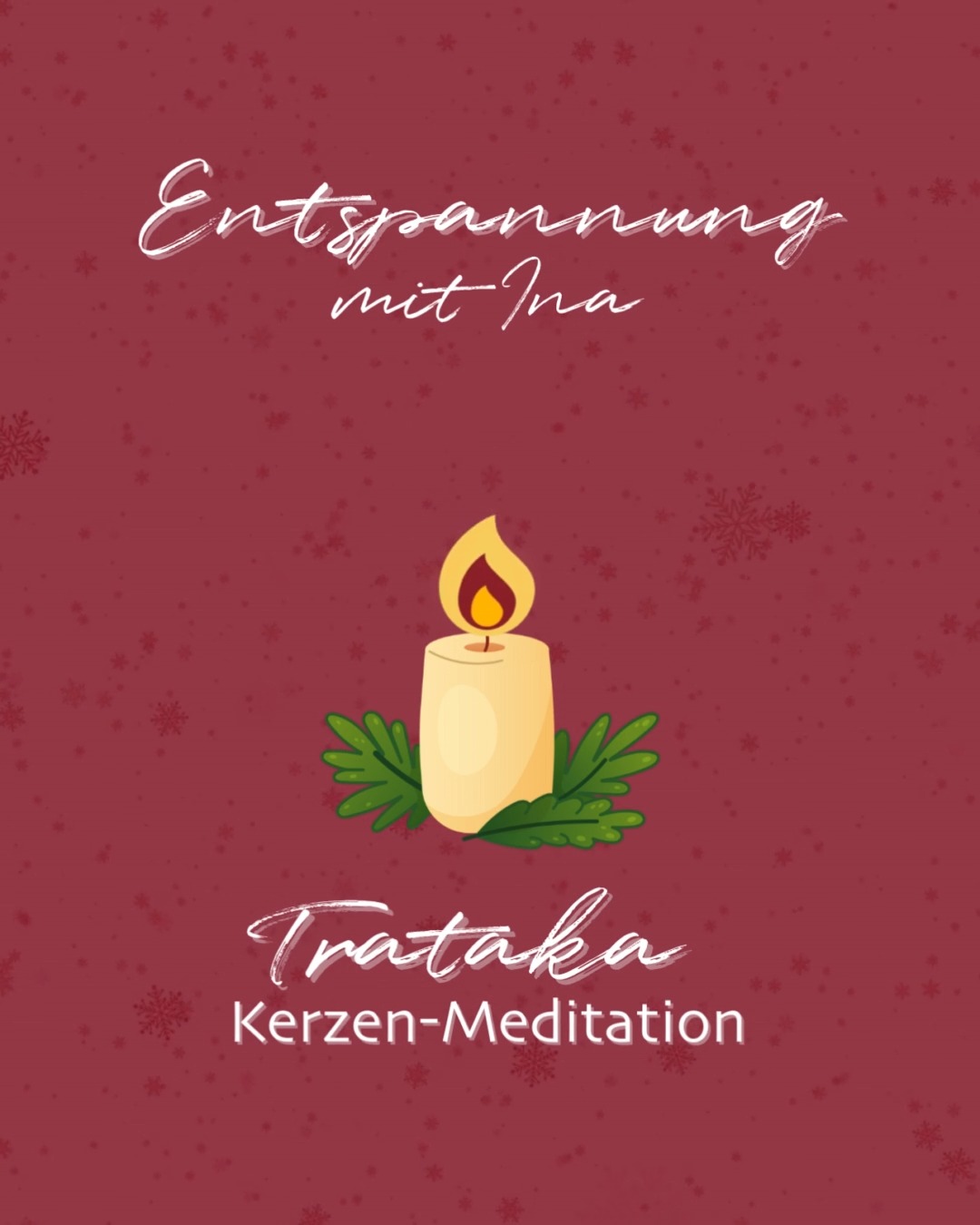 🎄„Entspannt durch die Adventszeit“
🕯️ Zum #Weltmeditationstag schenkt dir Ina eine geführte Trataka–Kerzenmeditation. Eine sanfte Reise ins Licht, die dich einlädt, innezuhalten, zu atmen und dich wieder mit deiner inneren Mitte zu verbinden.
✨ Warum Trataka so wohltuend ist:
– Beruhigt den Geist & reduziert Stress
– Fördert Konzentration & mentale Klarheit
– Unterstützt einen ruhigen Schlaf
🎧 Hör einfach in die Audio-Datei rein, richte deinen Blick weich auf die Kerzenflamme und lass dich von Inas Stimme tragen.
🕯️Teile die Meditation gerne mit jemandem, der heute etwas Licht gebrauchen kann.
☺️Wenn du spürst, dass du in dieser Jahreszeit mehr Ruhe, mehr Gelassenheit und mehr Dich selbst brauchst, dann komm vorbei:
🧡 Anusara Yoga mit Ina: Jeden Montag & Donnerstag im Yogaraum (auch online verfügbar).
✨ Für mehr Adventszauber, Achtsamkeit & hilfreiche Techniken:
👉 Folge uns @yogaraum.ravensburg
Gönn dir Ruhe. Dein Körper dankt es dir. 🤍
#yogaraumravensburg #ravensburg #somaticyoga #trataka #stresslösen #weltmeditationstag #trataka #kerzenmeditation #yogaraumravensbug #achtsamkeit #innerebalance #yogapractice #meditationtime #yogadaily #yogainspiration #stressreduktion #focuswithin #adventszeit
#achtsamkeitimalltag #entspannungpur #adventszeit #adventsmagie
#achtsameadventszeit #yogadeutschland #yogainspiration
#yogafürjedentag #yogajourney #selfcaretime #innereruhefinden
#yogacommunity #yogapractice